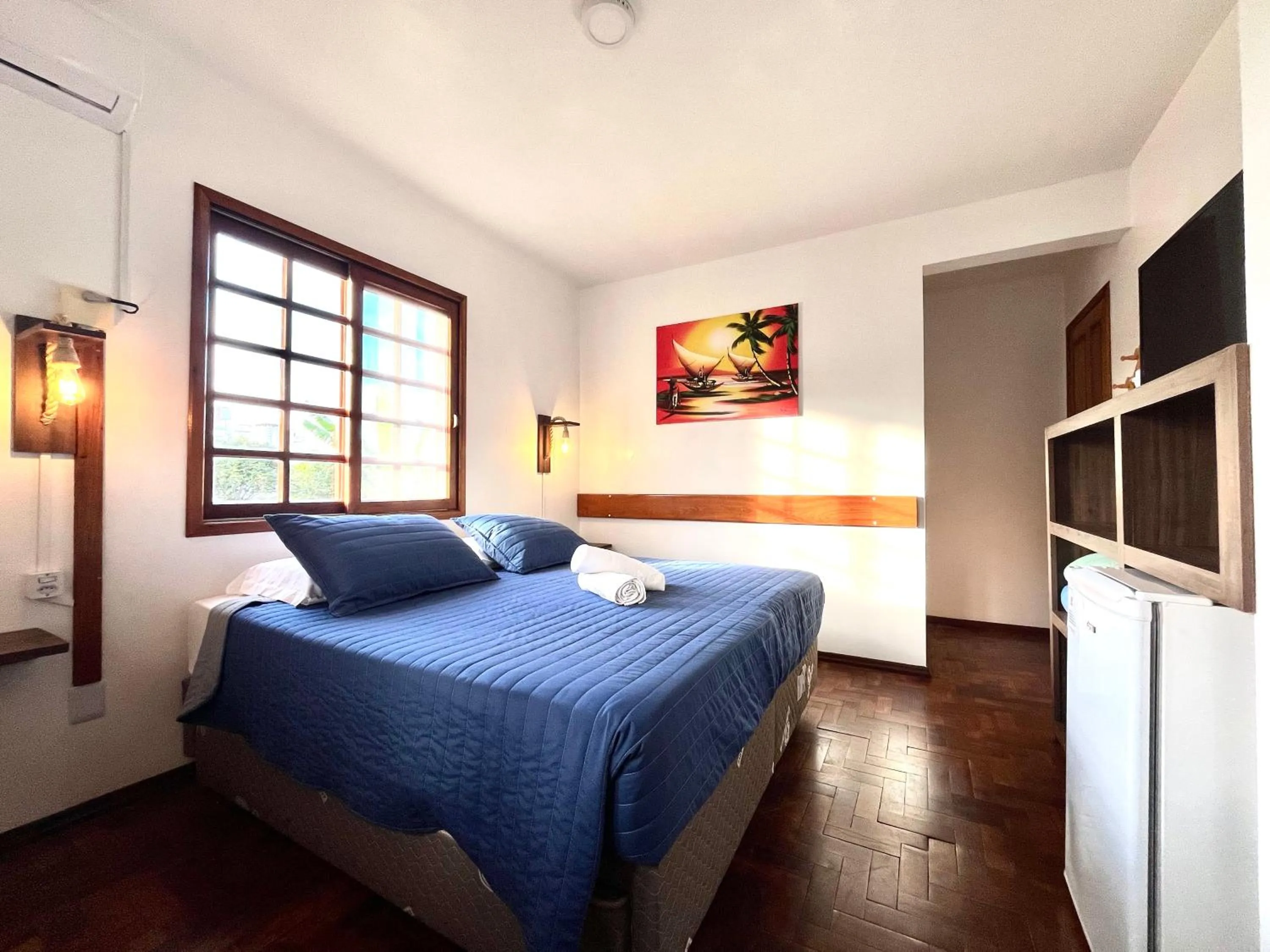 Bed in Pousada Canajurê