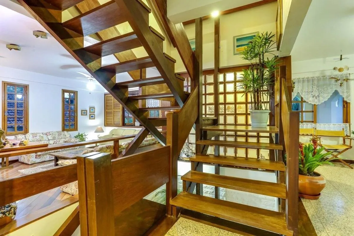 Communal lounge/ TV room in Pousada Canajurê