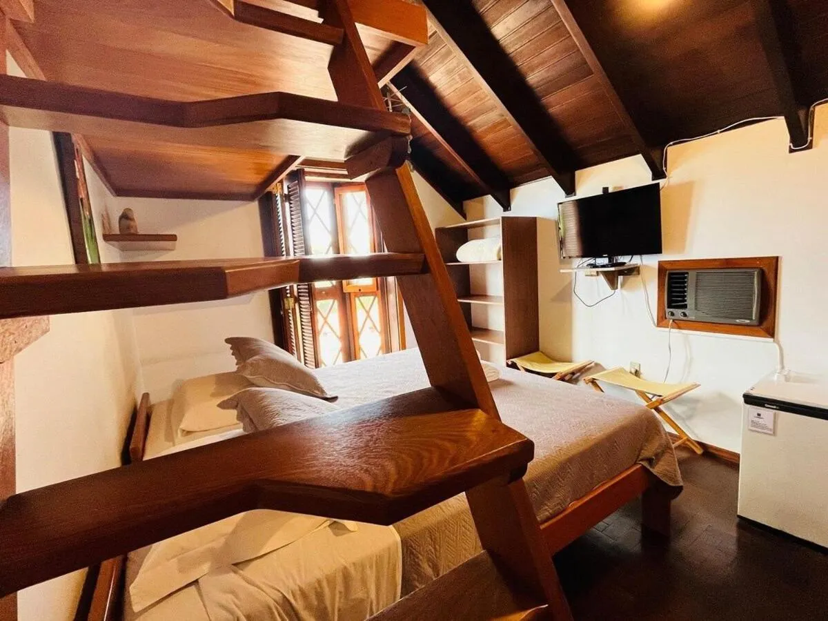 Bedroom, Bed in Pousada Canajurê