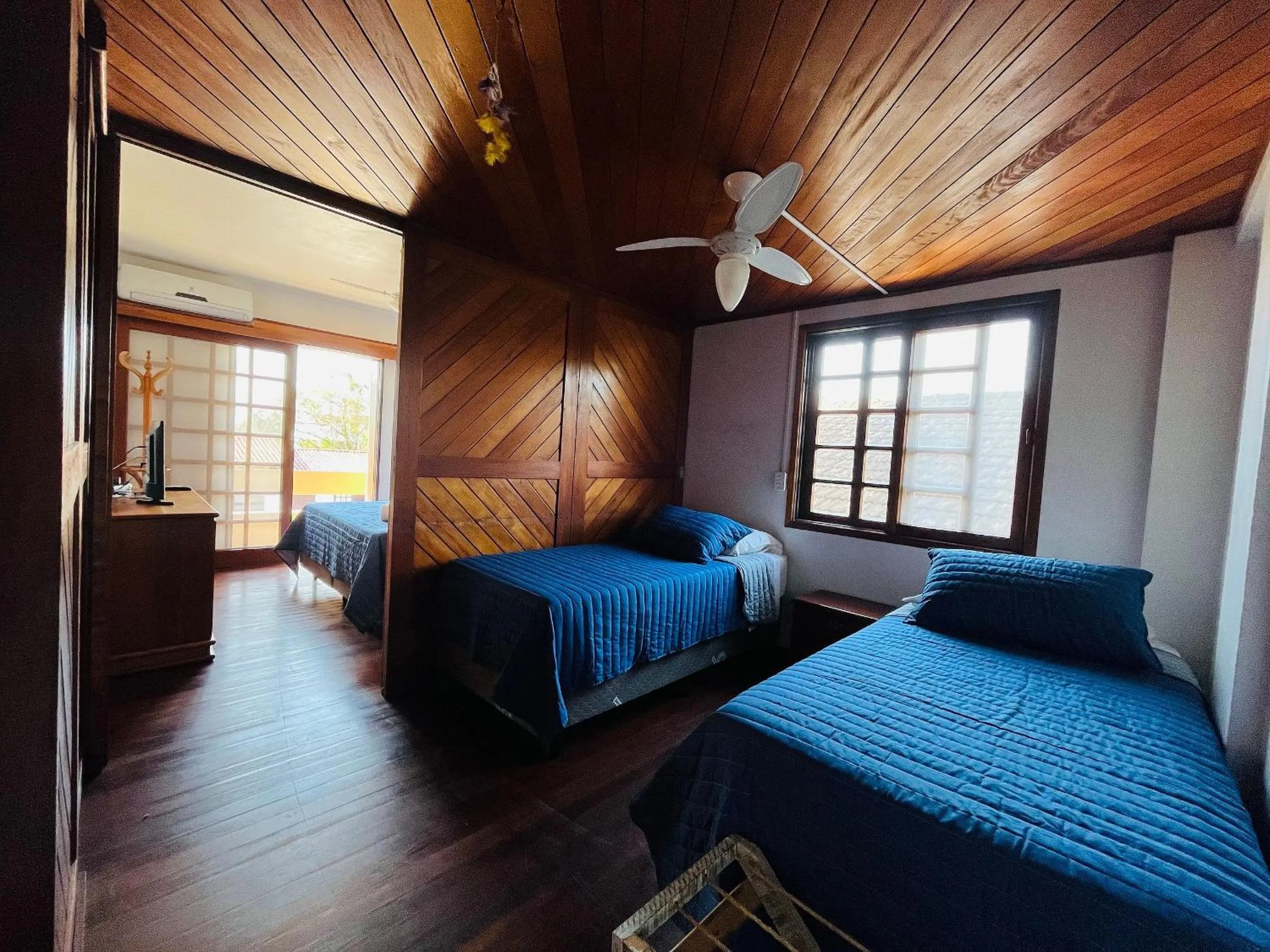 Bed in Pousada Canajurê