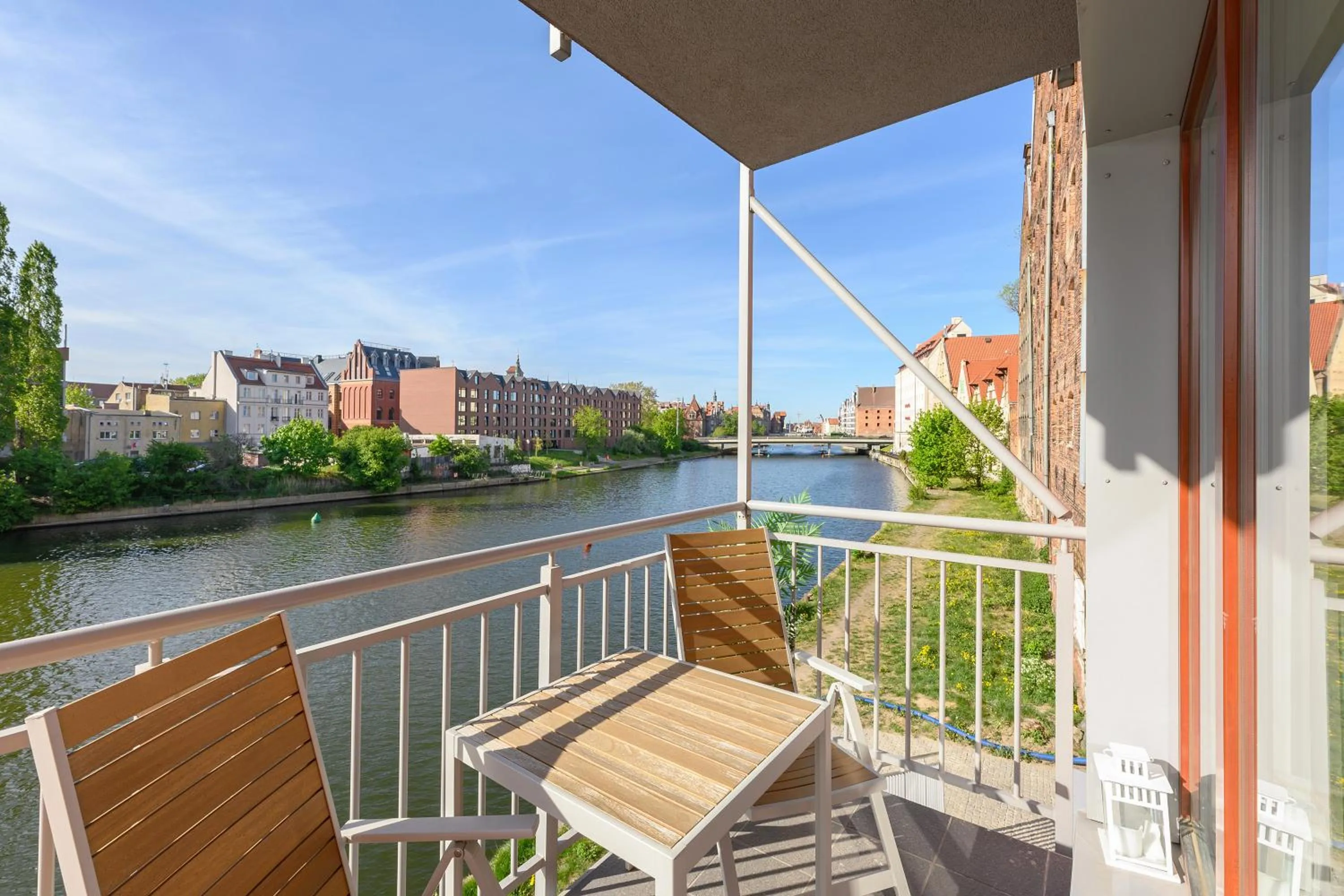 Balcony/Terrace in WaterLane Island Hostel&Apartments