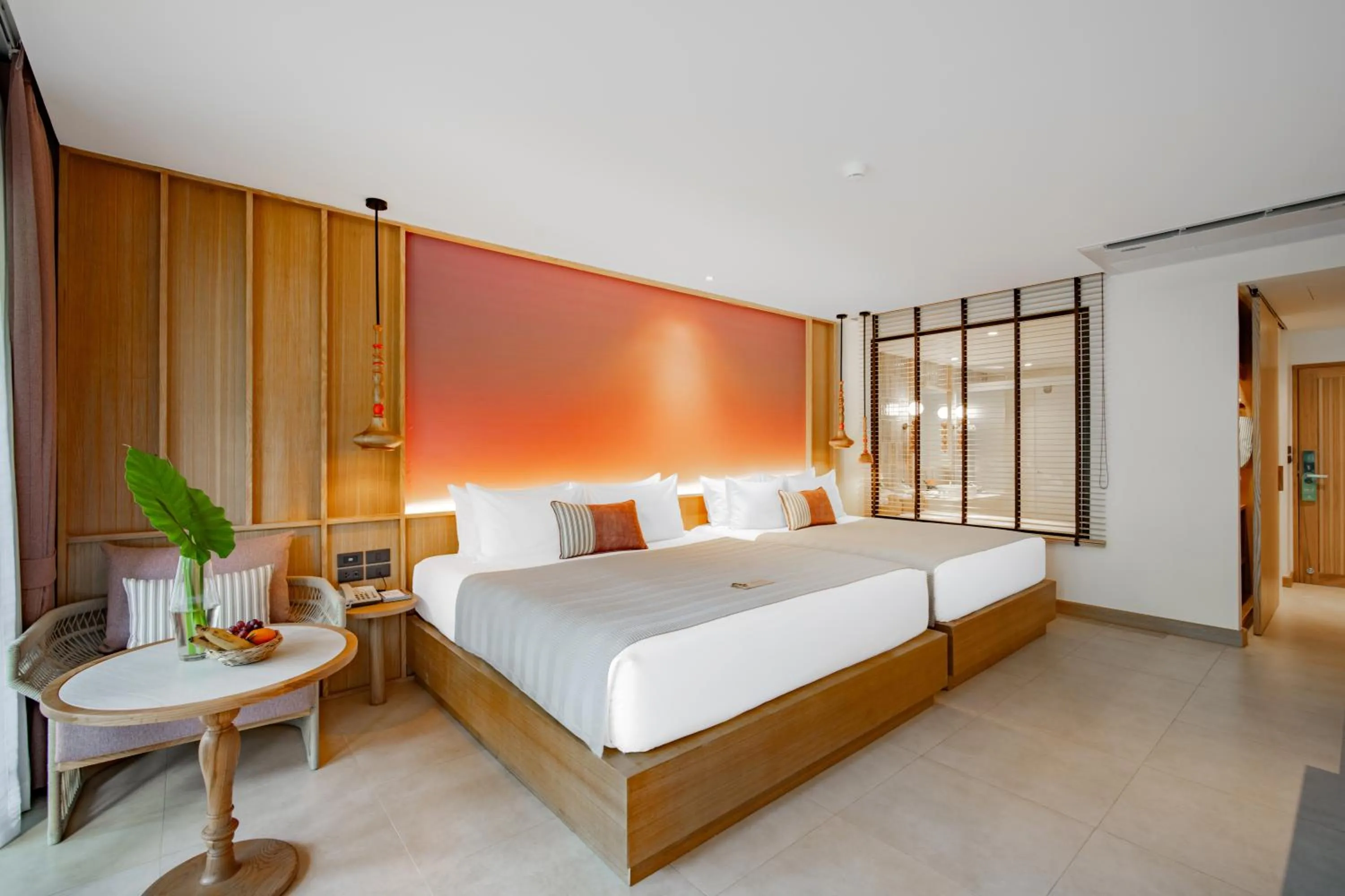 Bed in Apsara Beachfront Resort & Villa