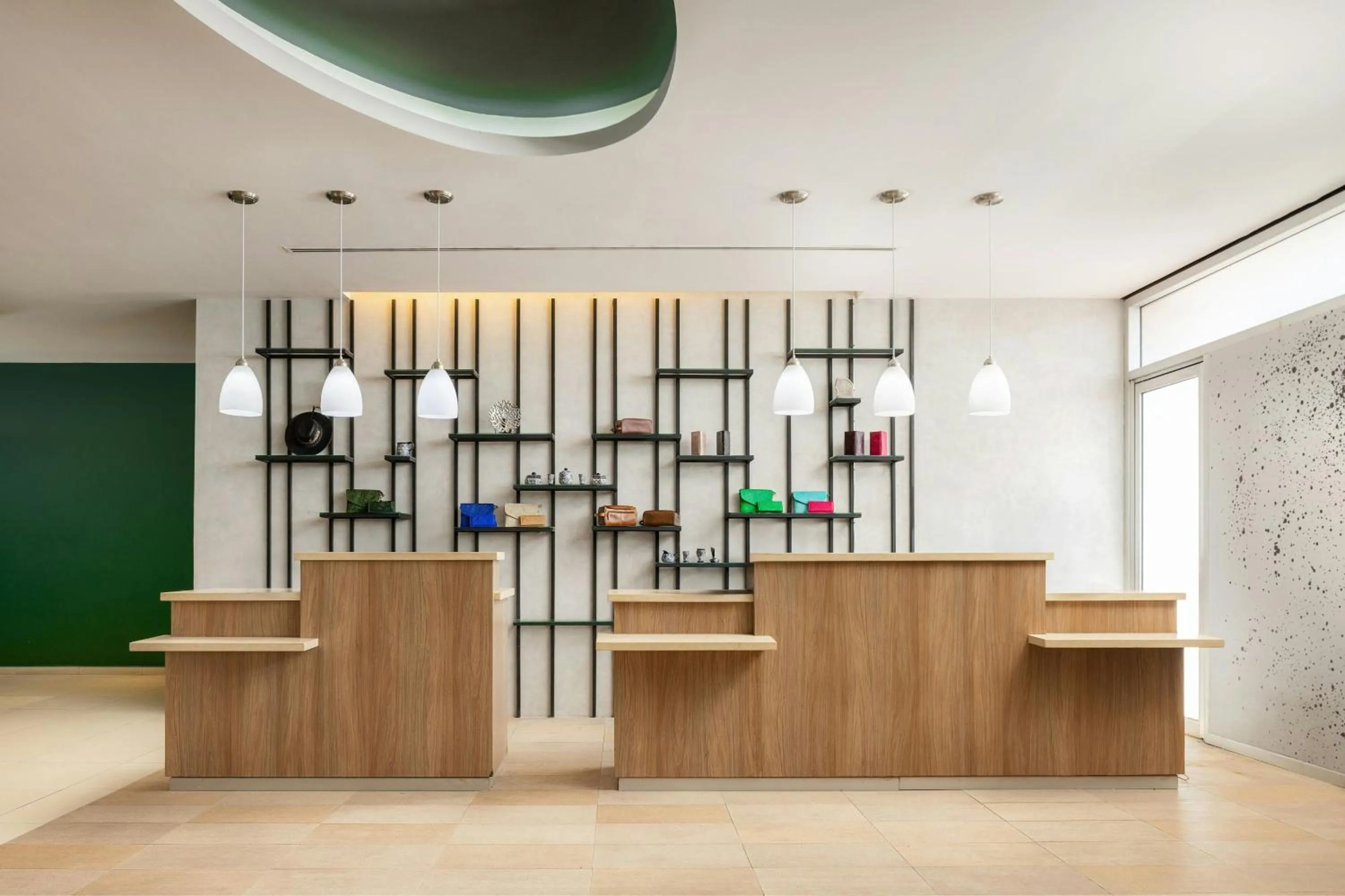 Lobby or reception in Courtyard by Marriott Leon at The Poliforum