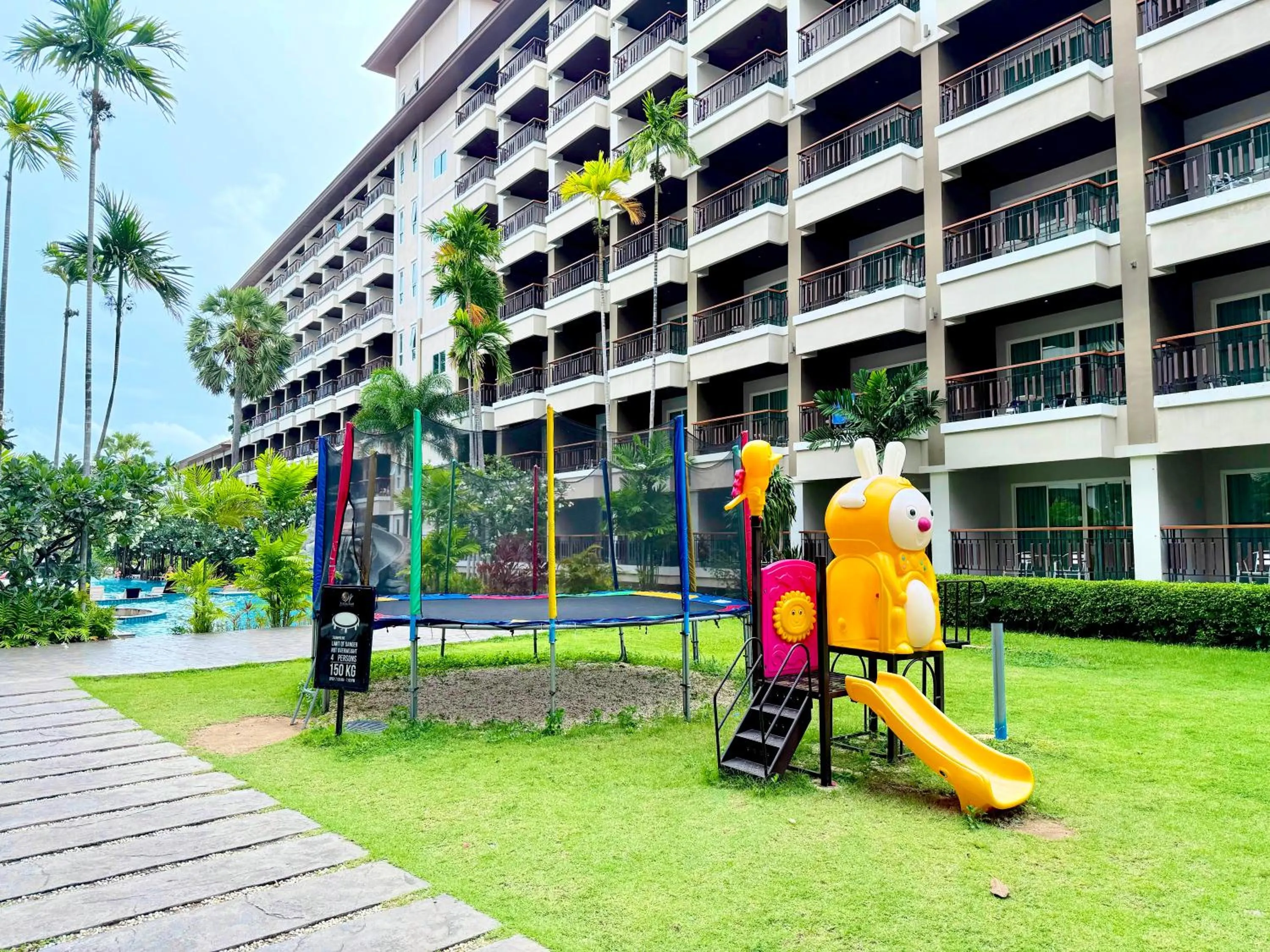 Children play ground in Welcome World Beachfront Resort