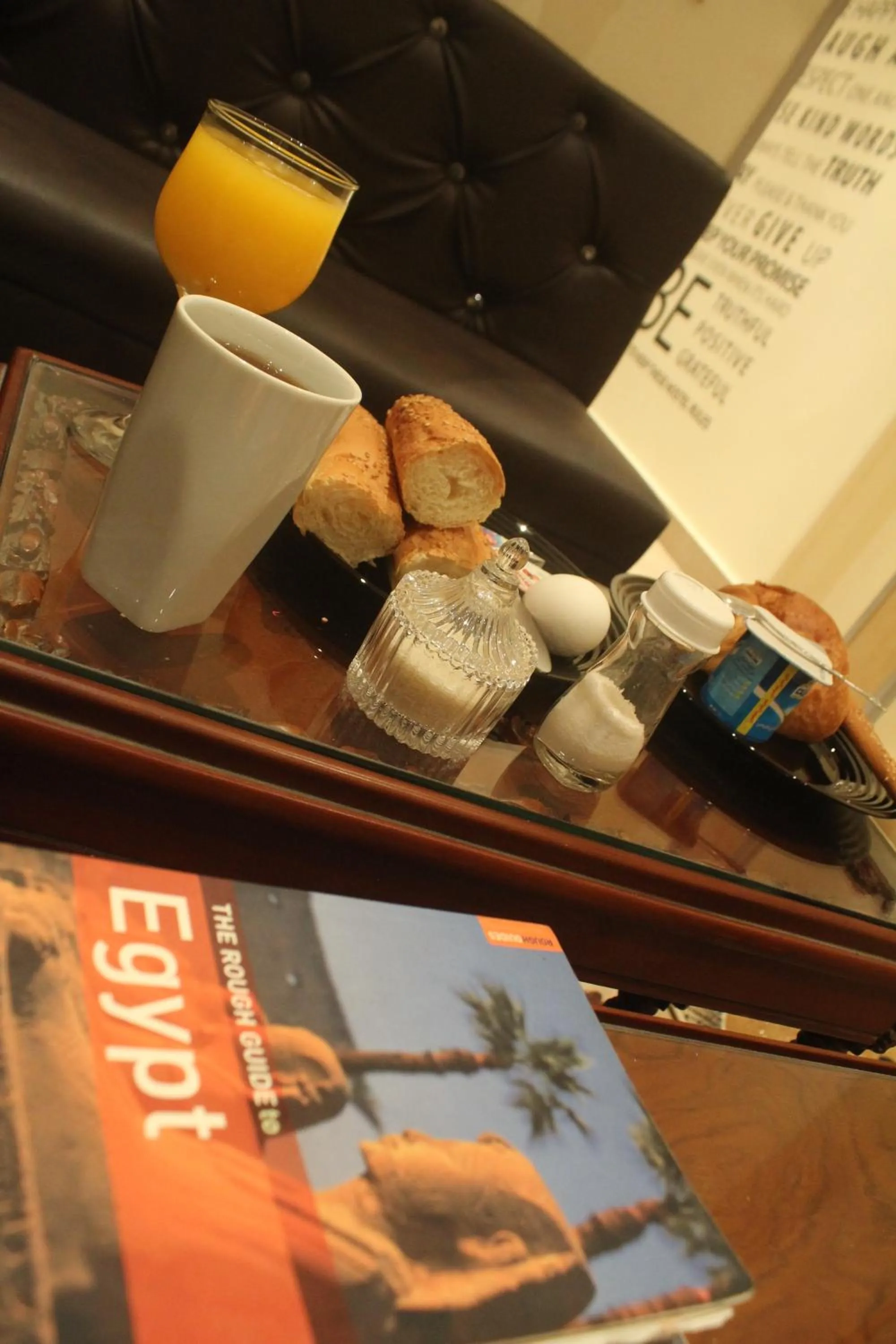 Continental breakfast in Tahrir Square Hostel
