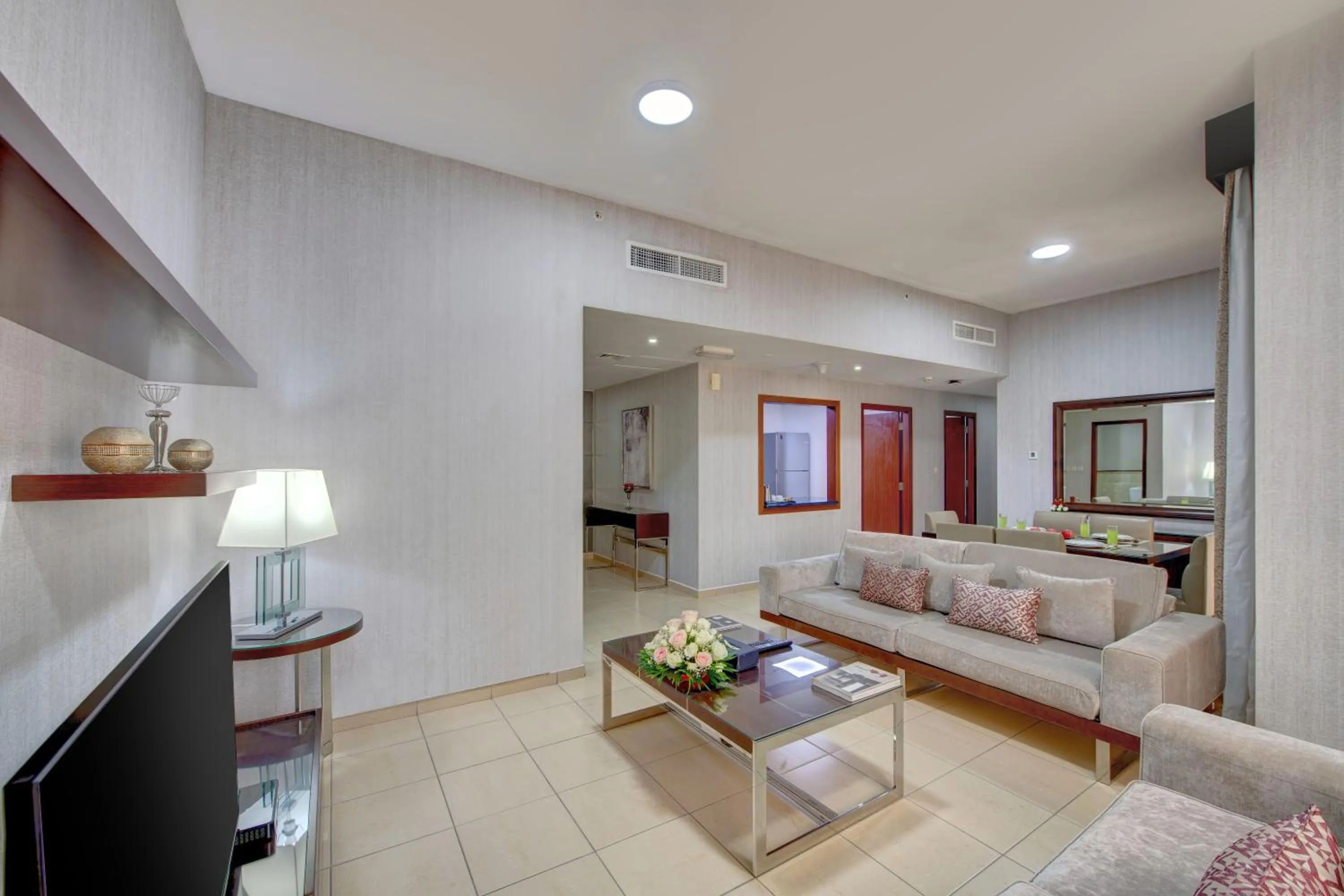 TV and multimedia in SUHA JBR Hotel Apartments