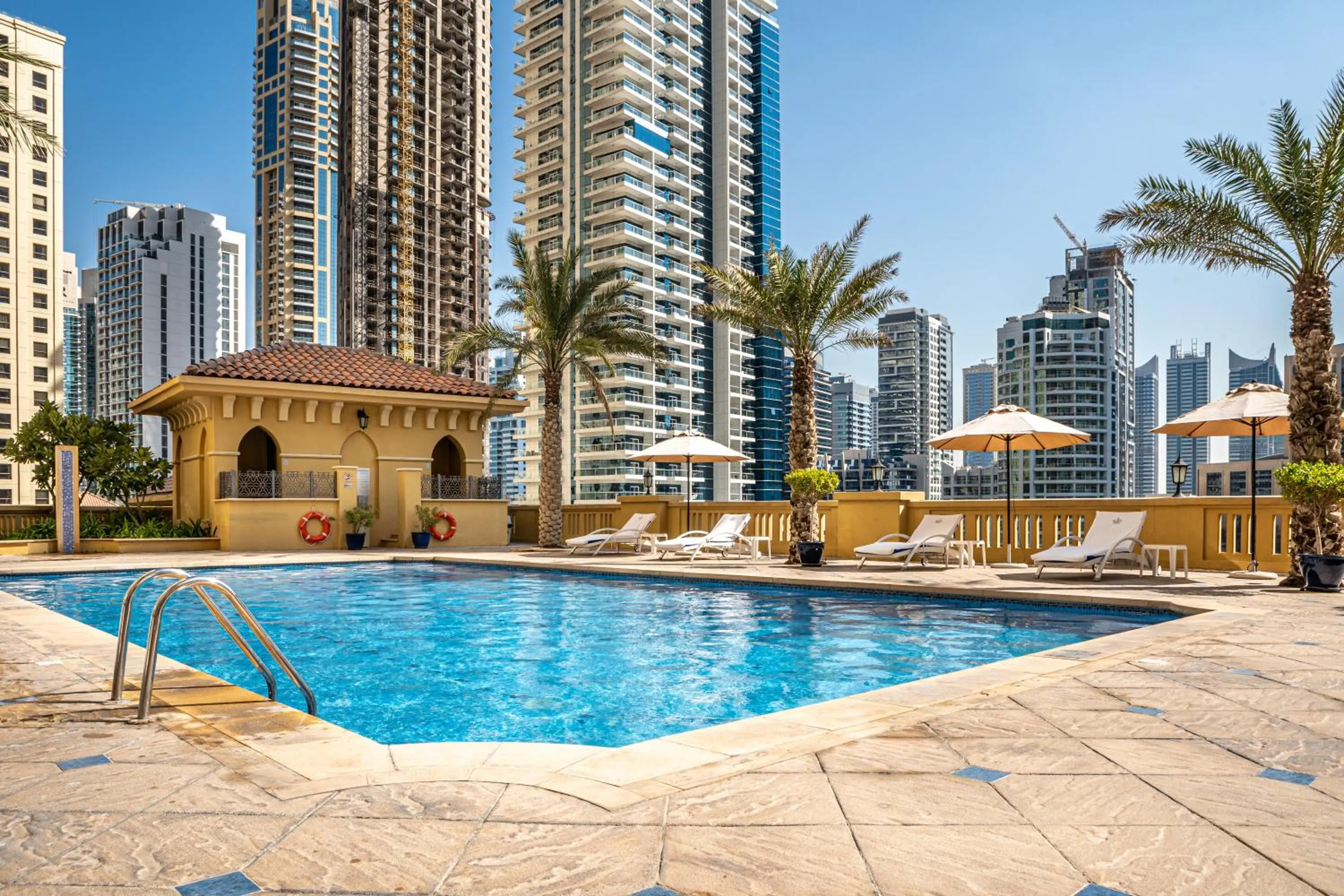 Swimming pool in SUHA JBR Hotel Apartments