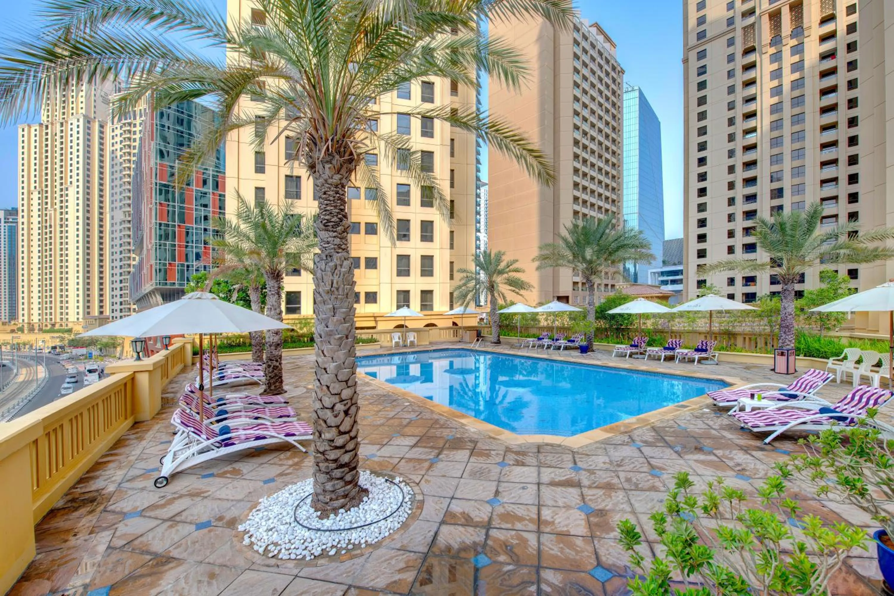 Swimming pool in SUHA JBR Hotel Apartments