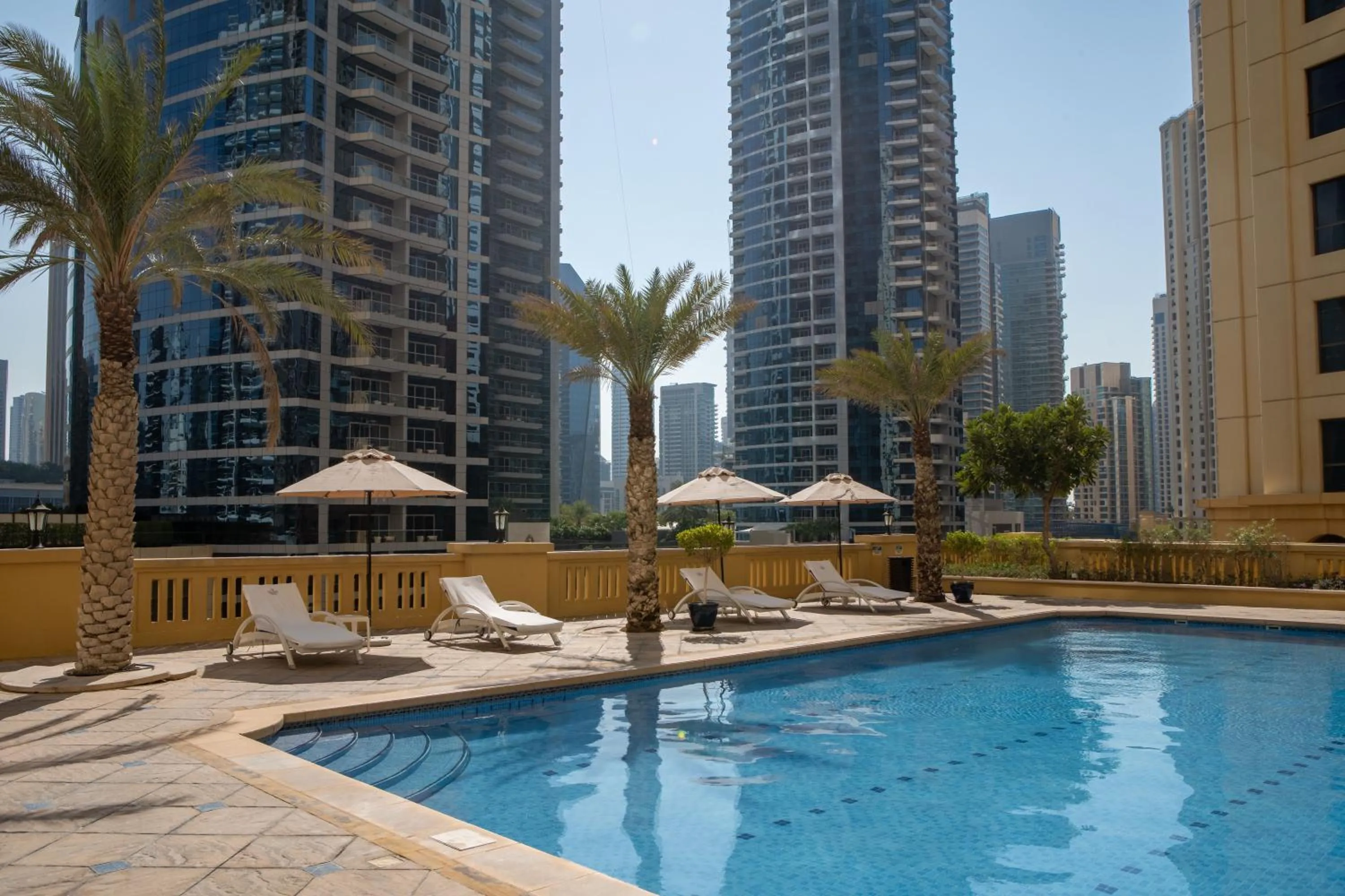Swimming pool in SUHA JBR Hotel Apartments