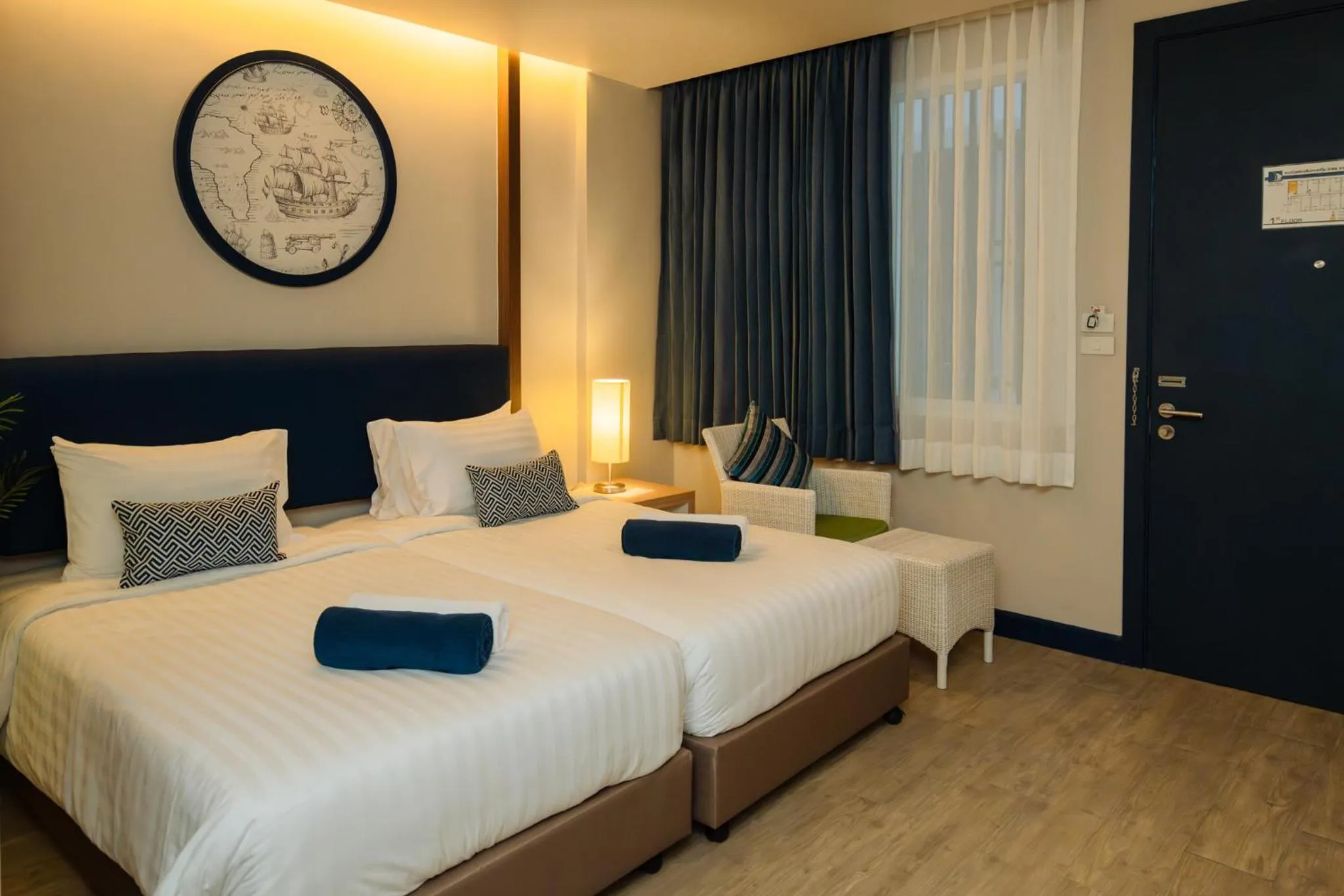 Bed in Phuket Boat Quay Hotel Panwa Beach