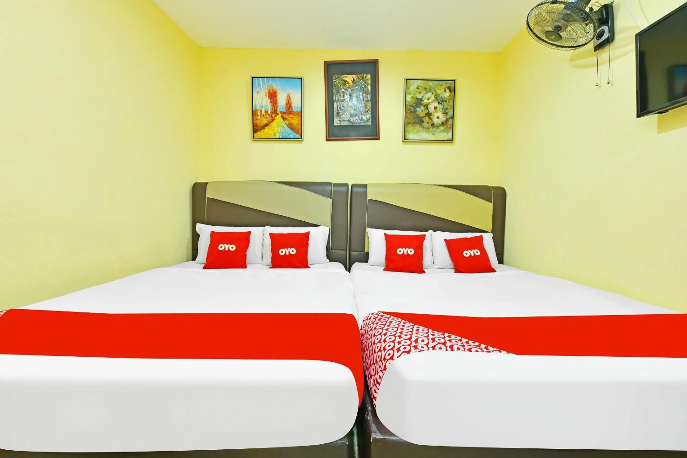 Bedroom, Bed in Hotel O Bamboo Inn