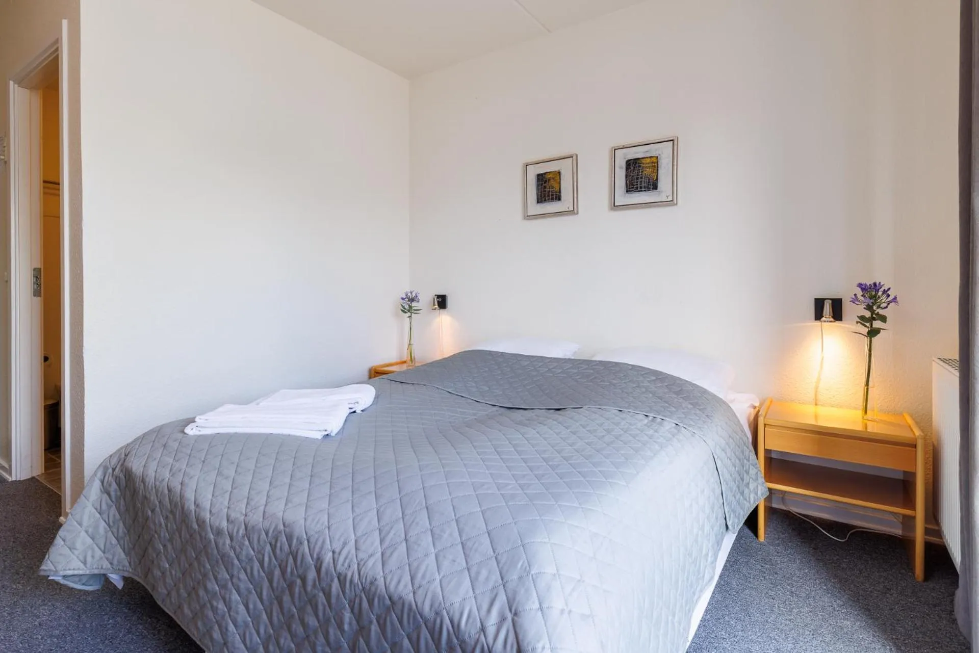 Bed in Hotel Rudkøbing Skudehavn