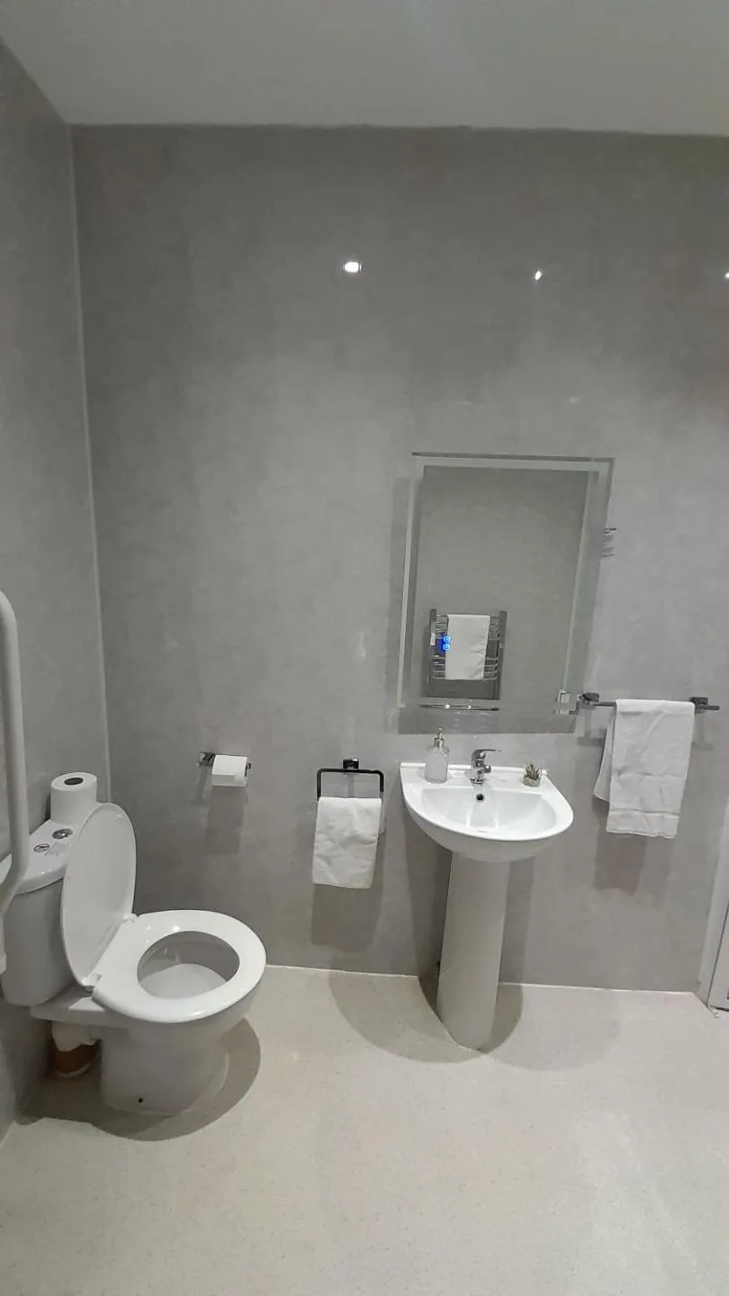 Toilet in Astala Lodge