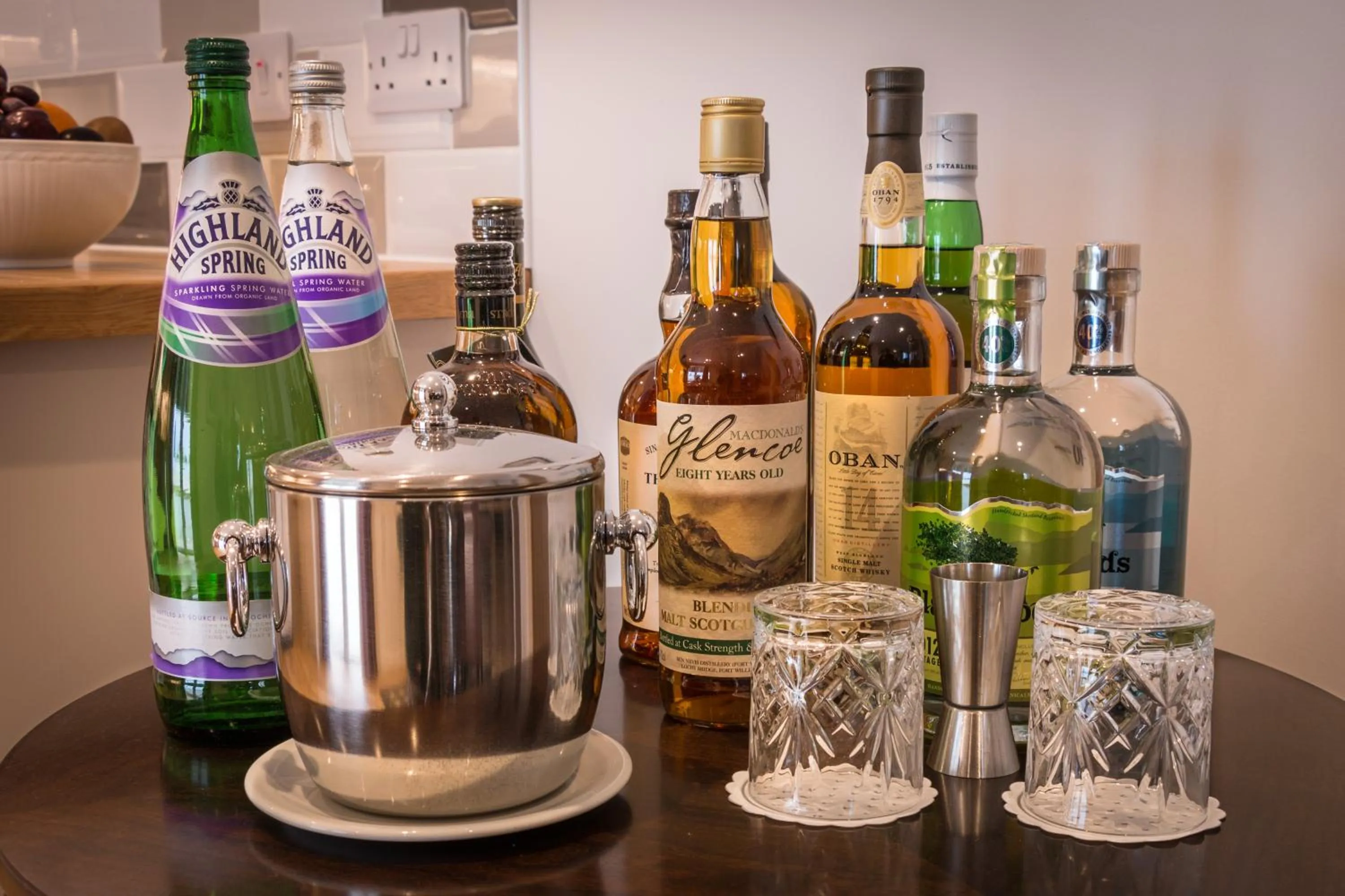 Alcoholic drinks in Glencoe House