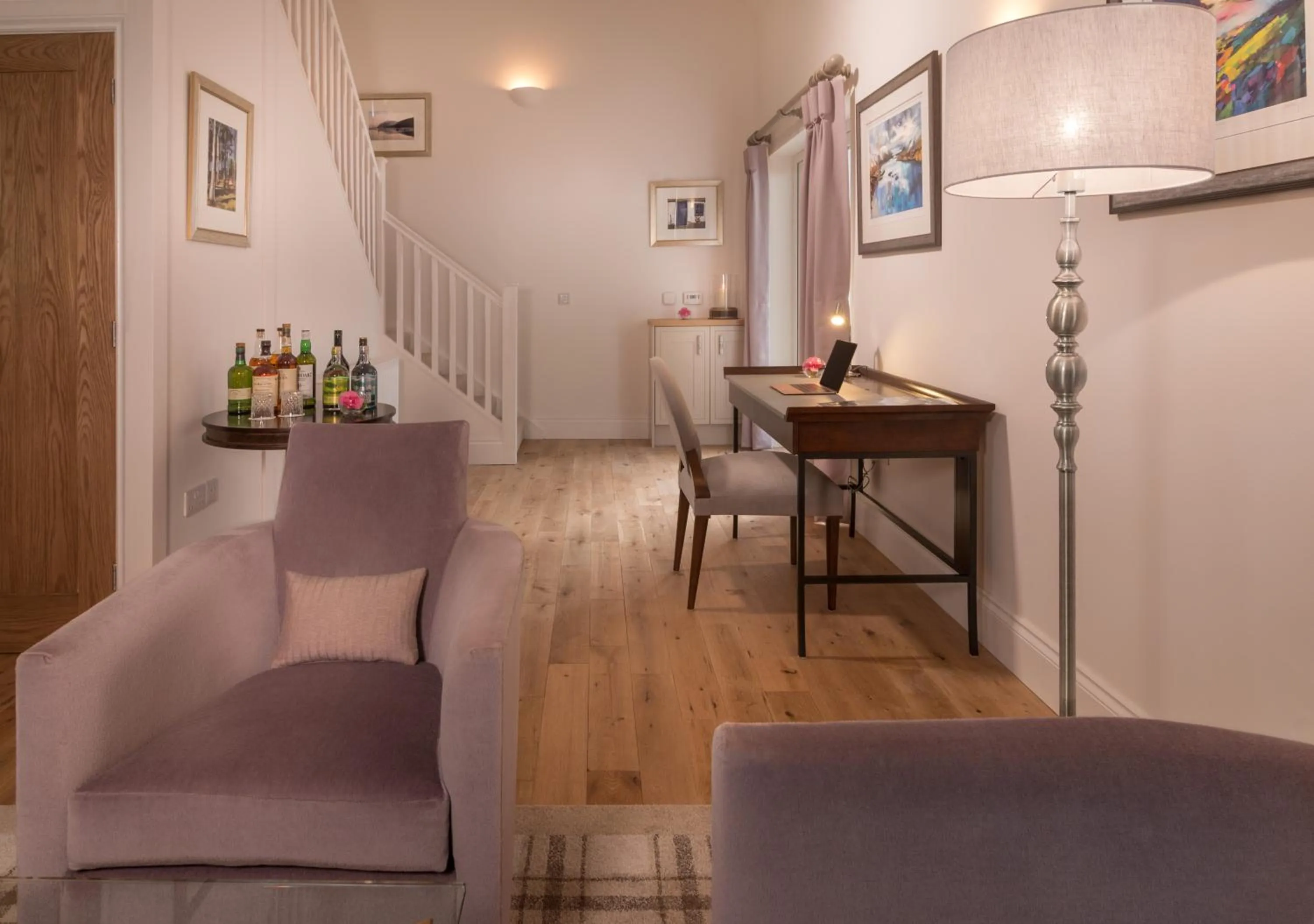 Seating area in Glencoe House