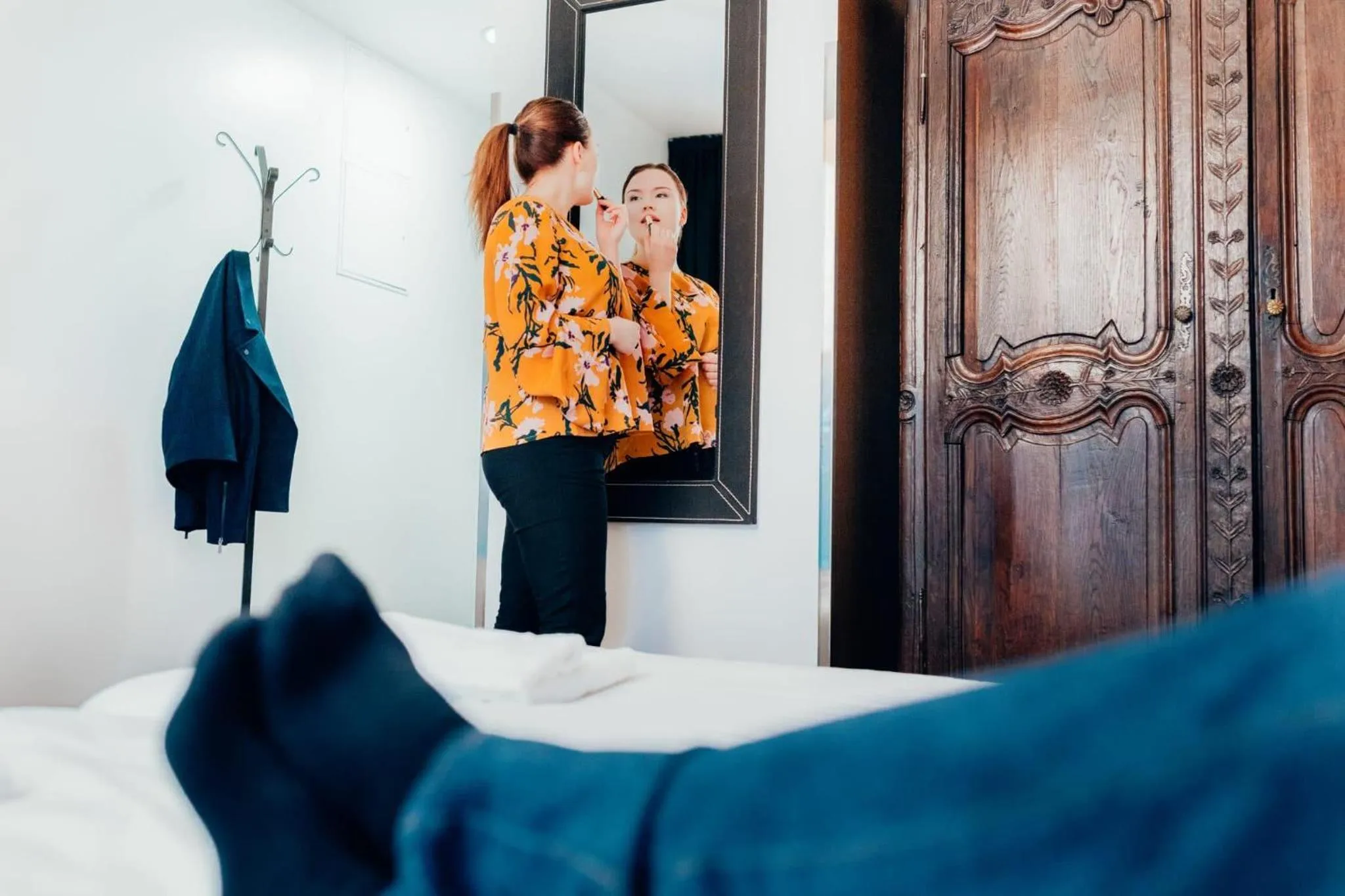 People, Bed in Hotel Finn