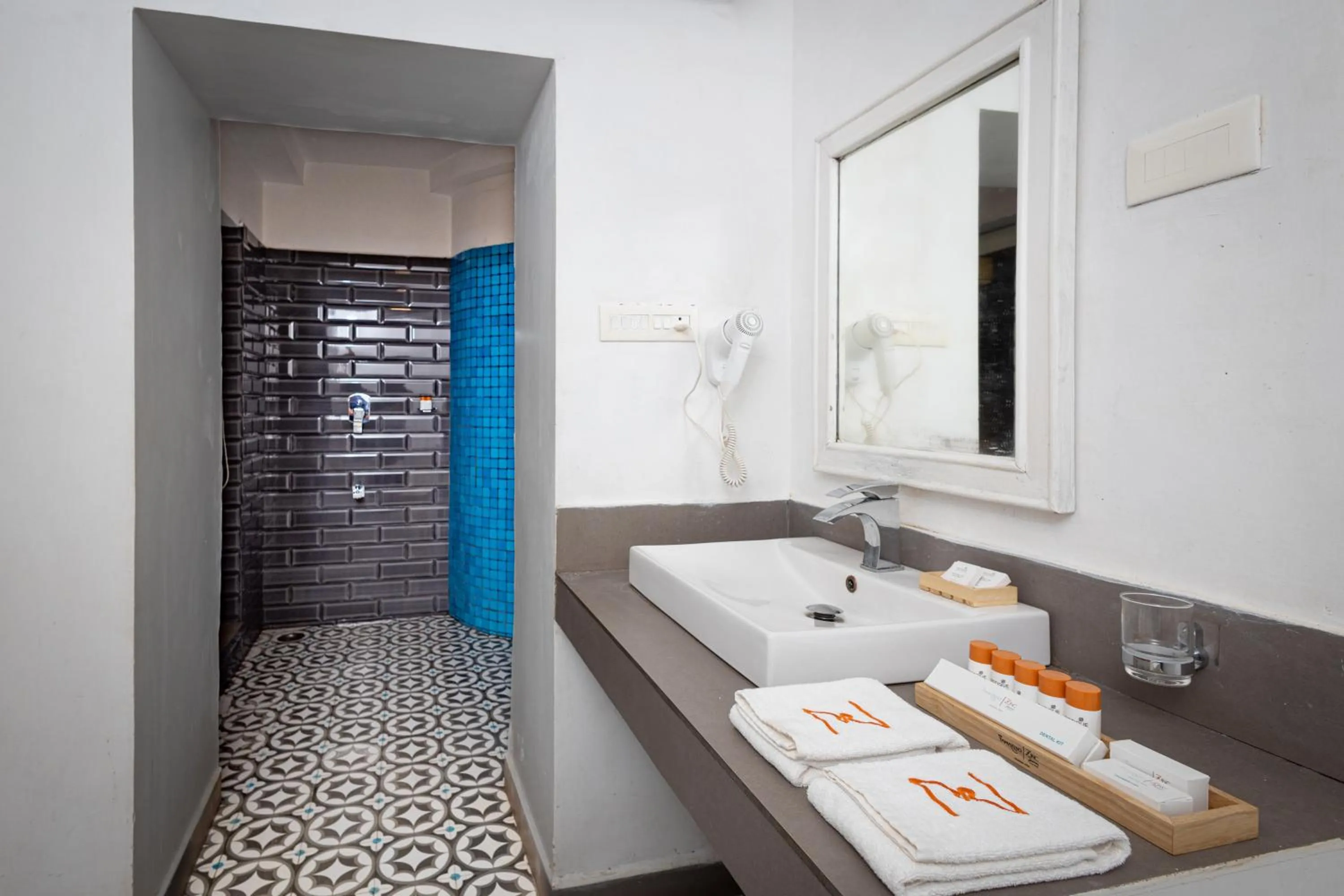 Bathroom in The Tamarind Hotel - A Boutique Heritage Stay, Anjuna - Goa