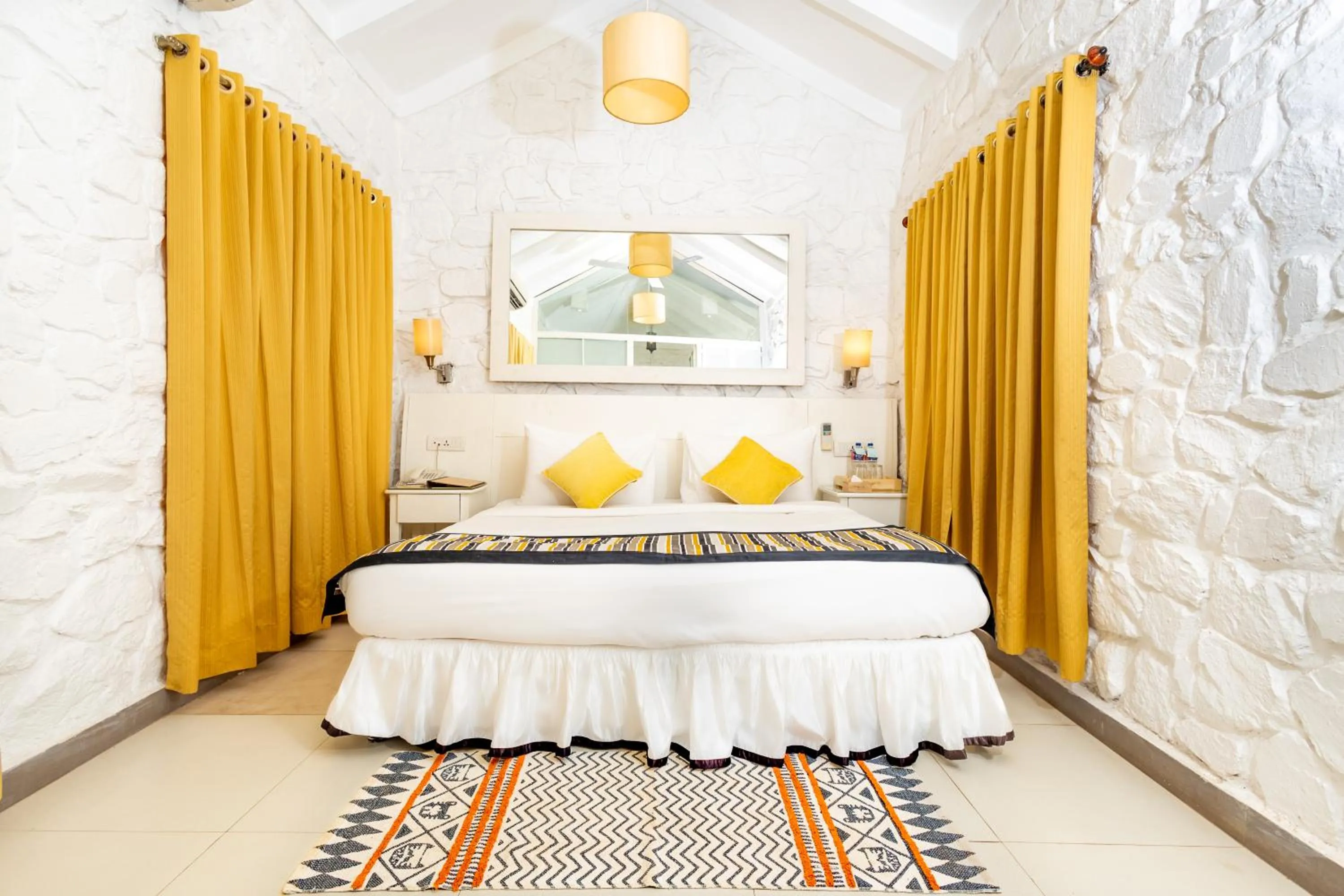 Bedroom, Bed in The Tamarind Hotel - A Boutique Heritage Stay, Anjuna - Goa