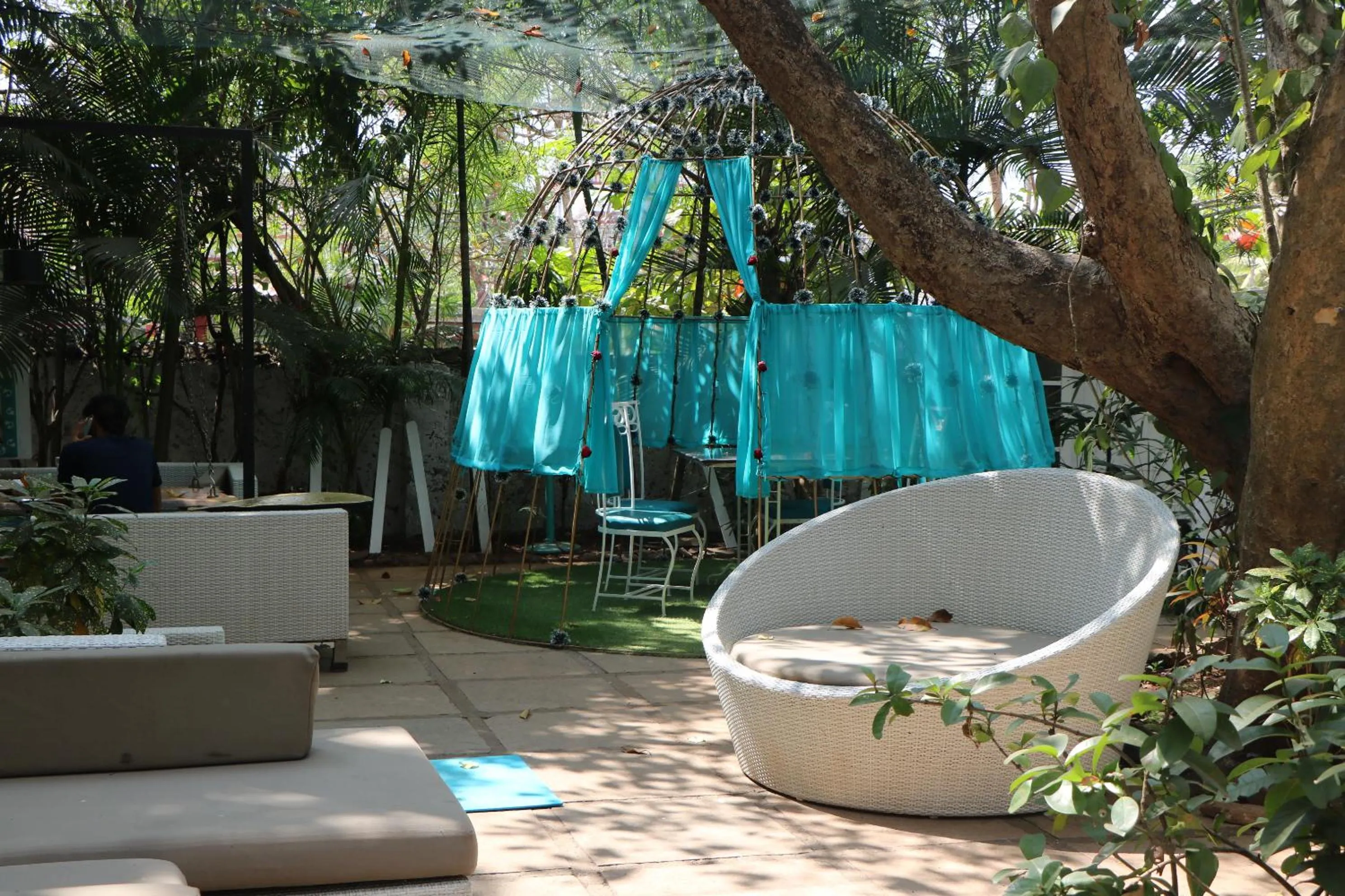 Patio in The Tamarind Hotel - A Boutique Heritage Stay, Anjuna - Goa