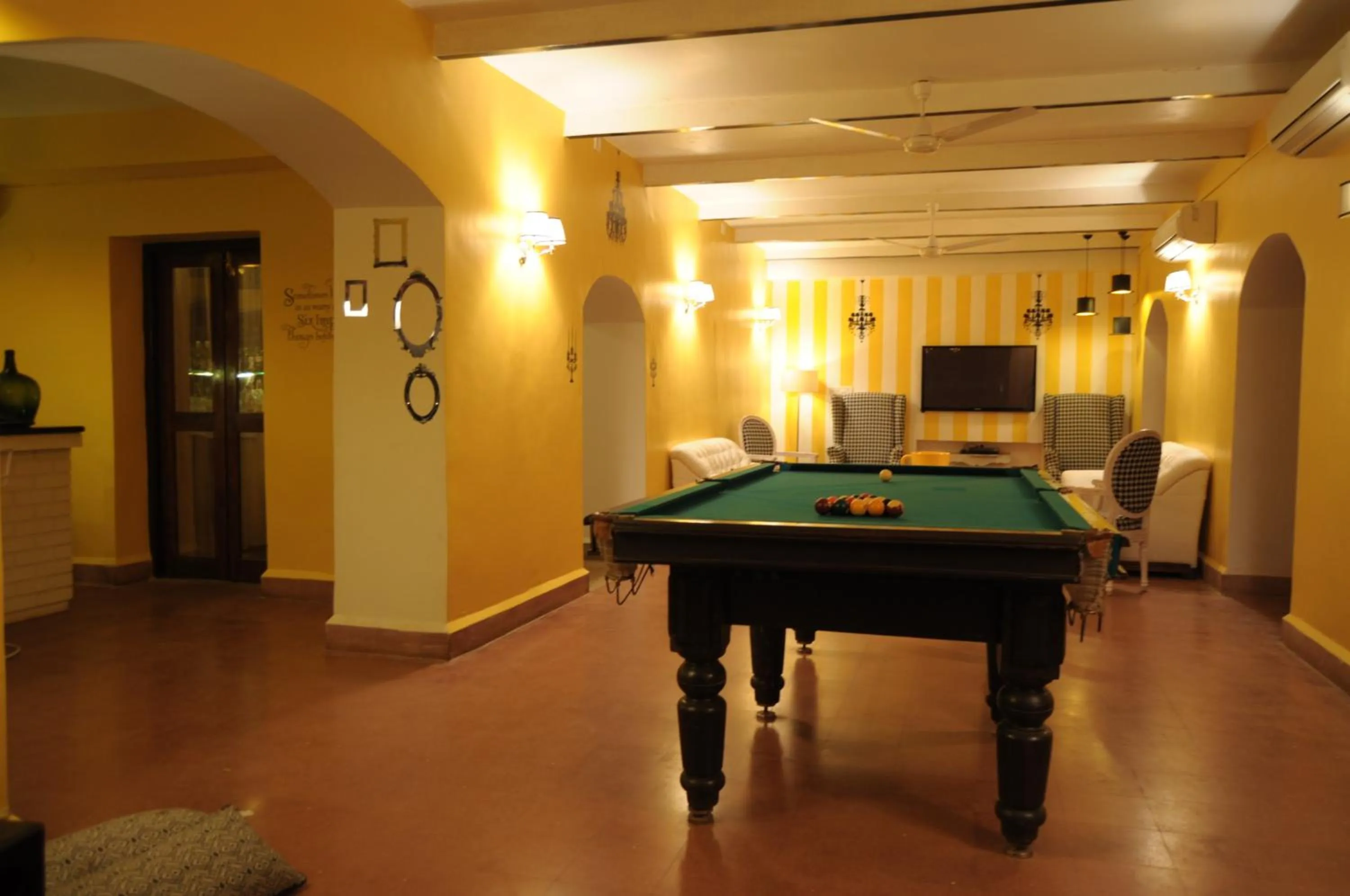 Billiard in The Tamarind Hotel - A Boutique Heritage Stay, Anjuna - Goa