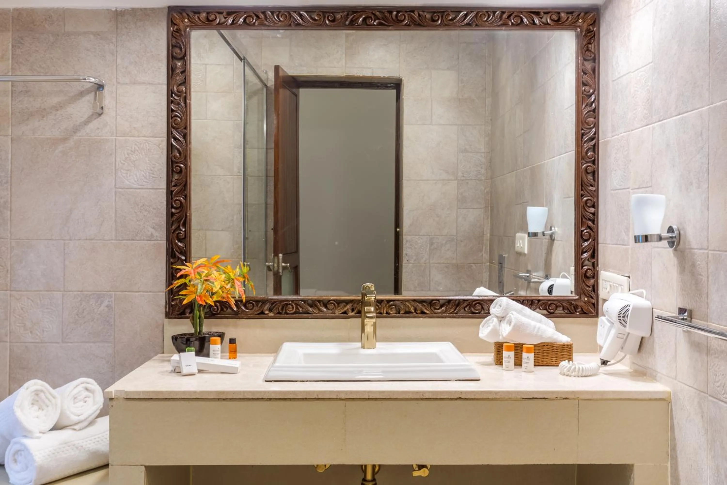 Bathroom in The Tamarind Hotel - A Boutique Heritage Stay, Anjuna - Goa