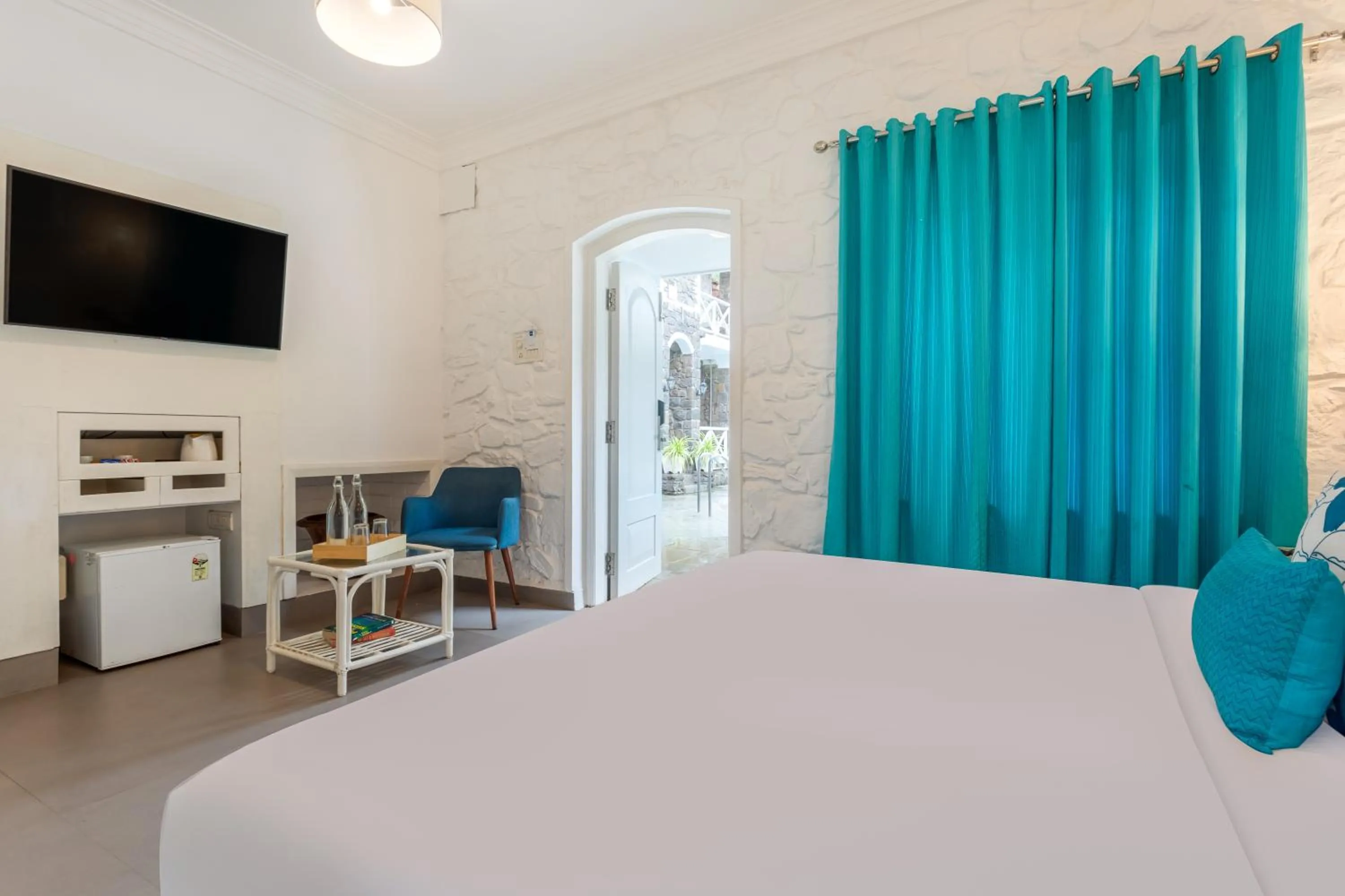 Bed in The Tamarind Hotel - A Boutique Heritage Stay, Anjuna - Goa