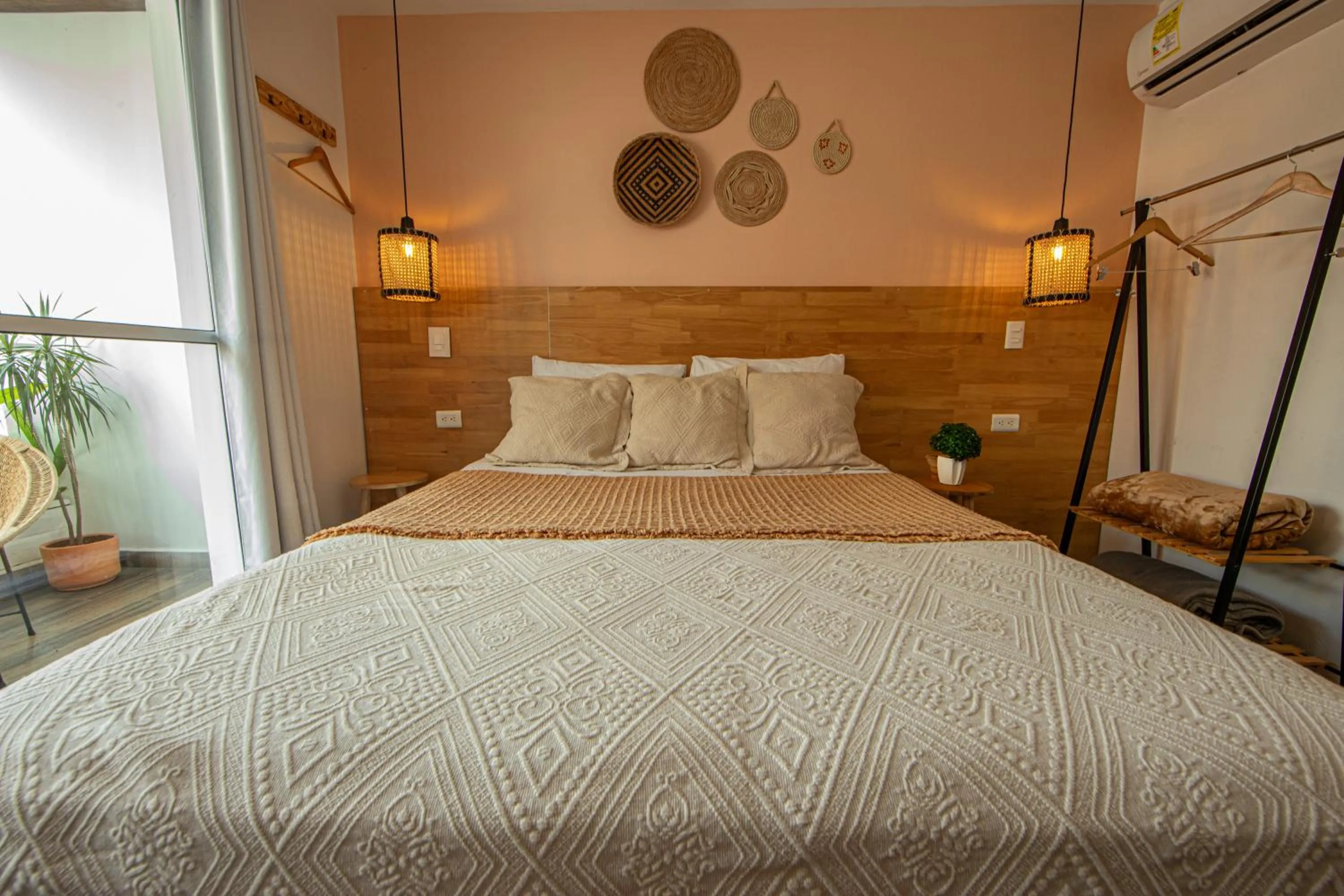 Bed in La Martina Boutique Hotel