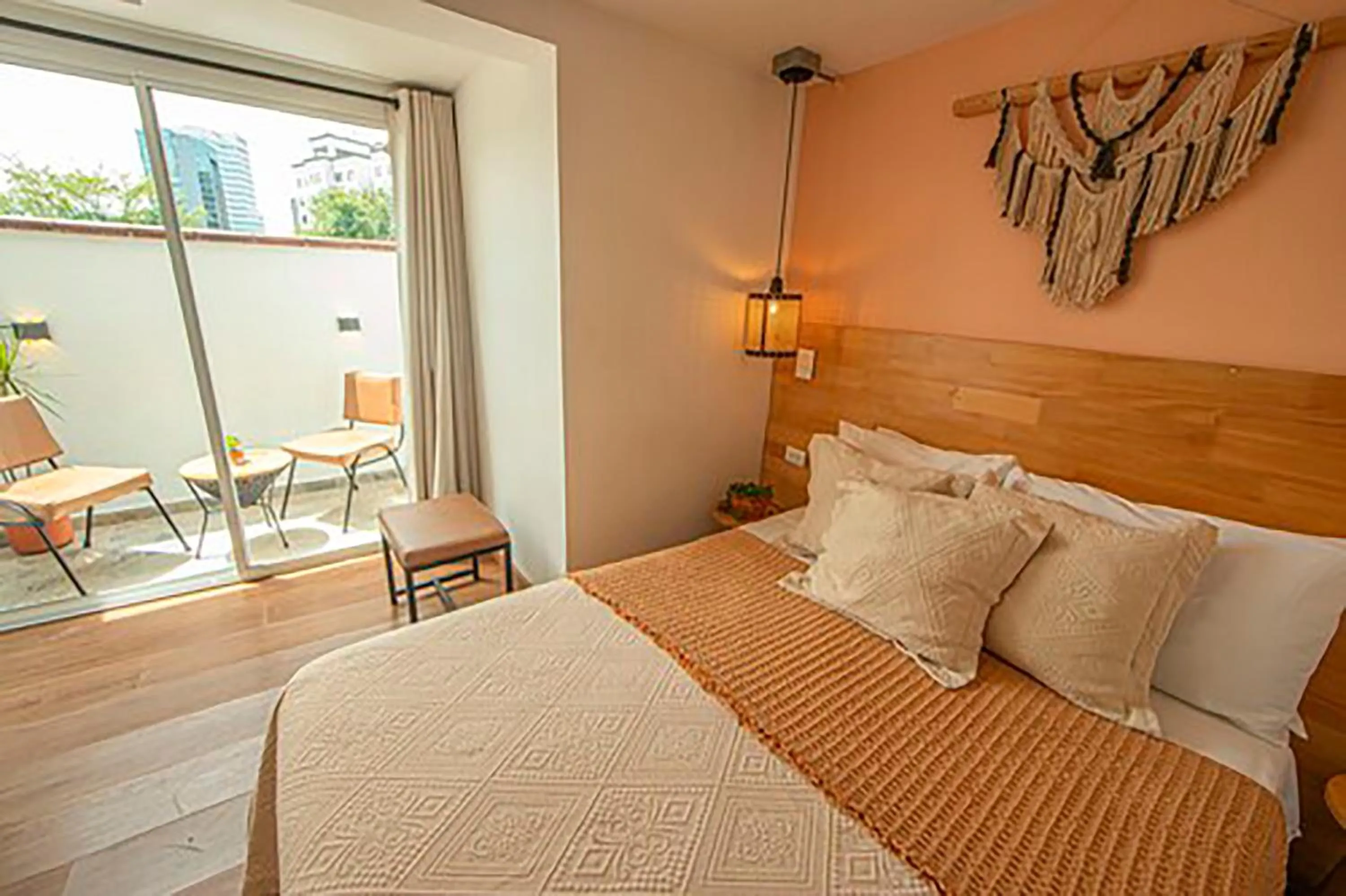 Bed in La Martina Boutique Hotel