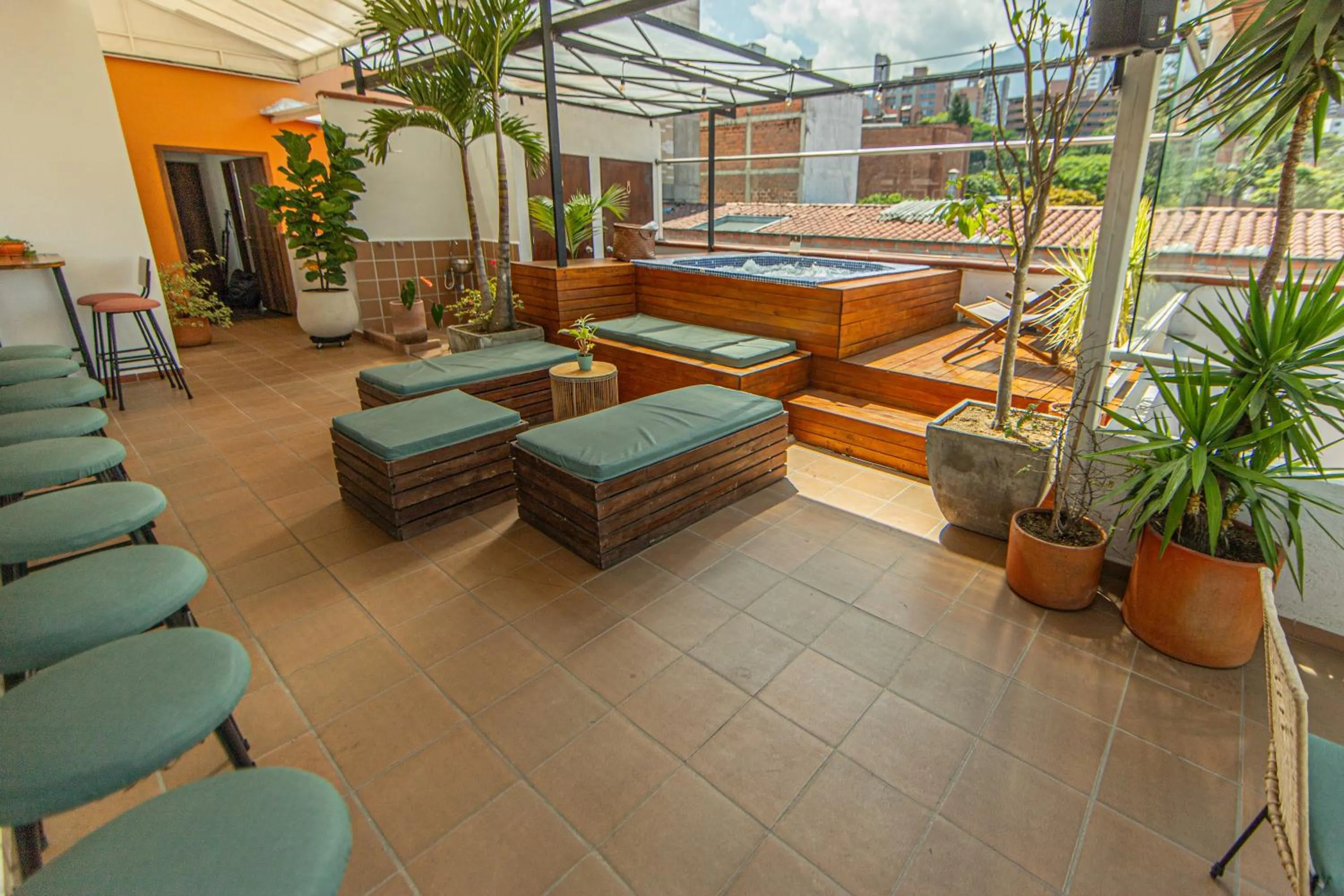 Balcony/Terrace in La Martina Boutique Hotel