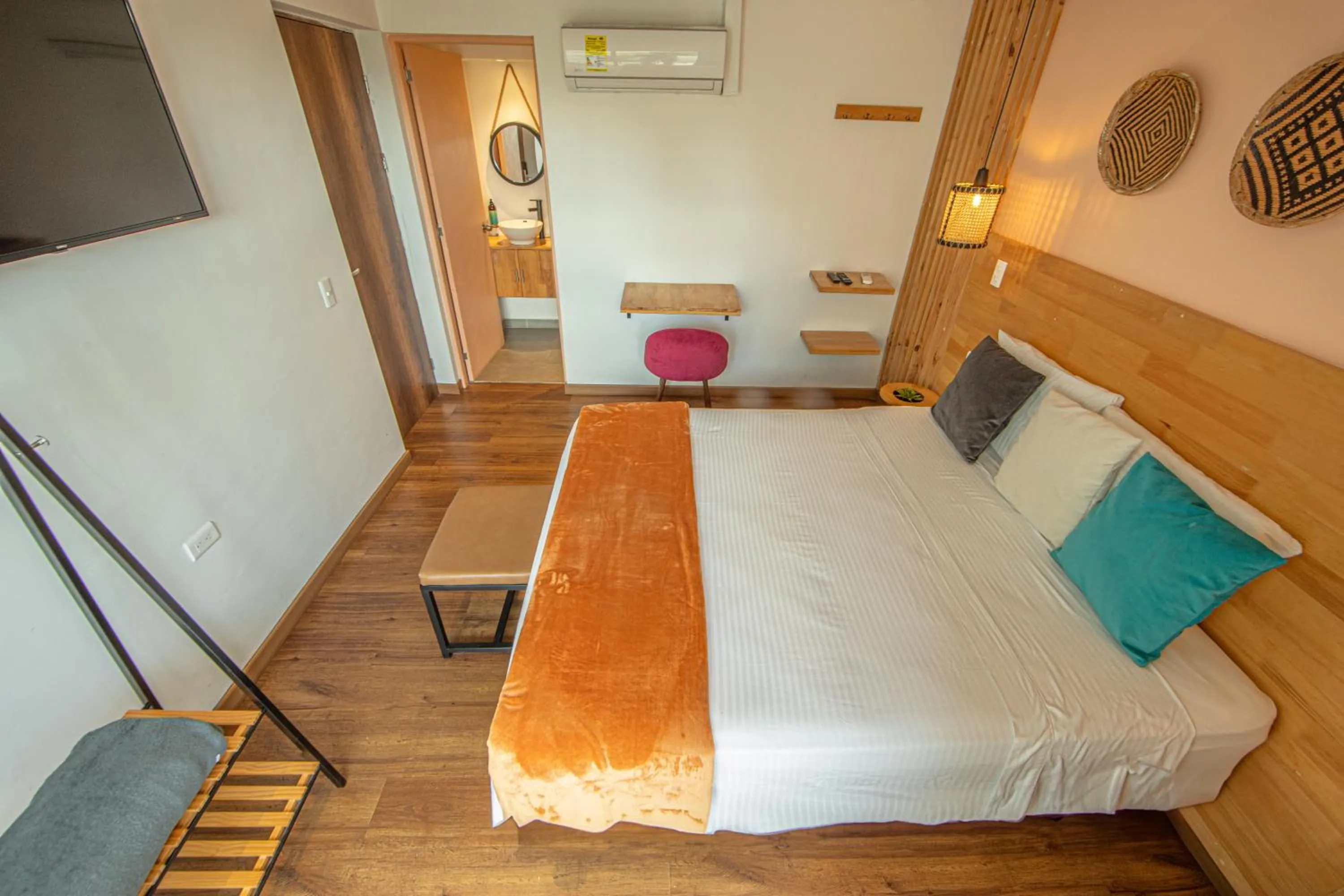 Bed in La Martina Boutique Hotel