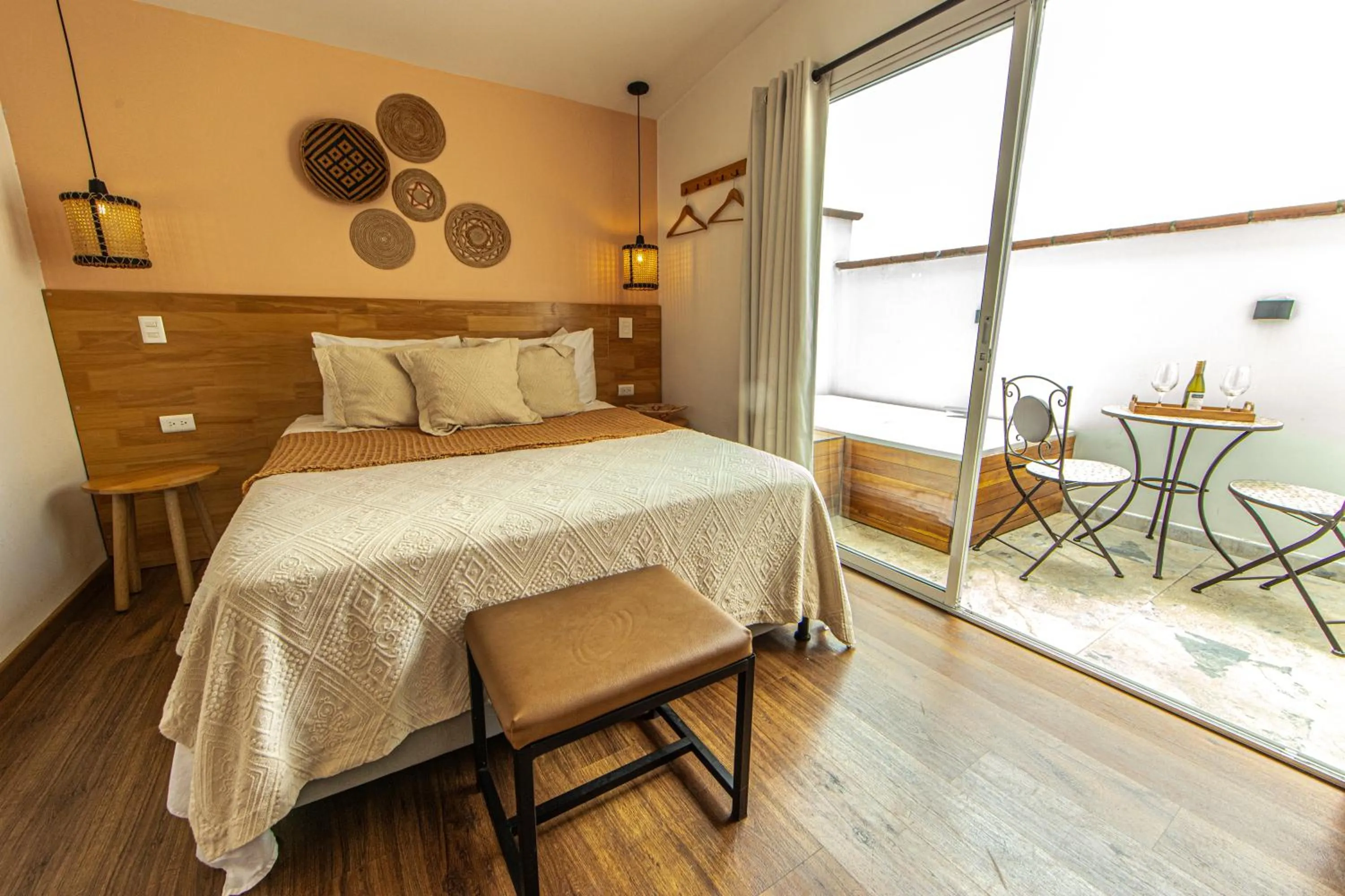 Bed in La Martina Boutique Hotel