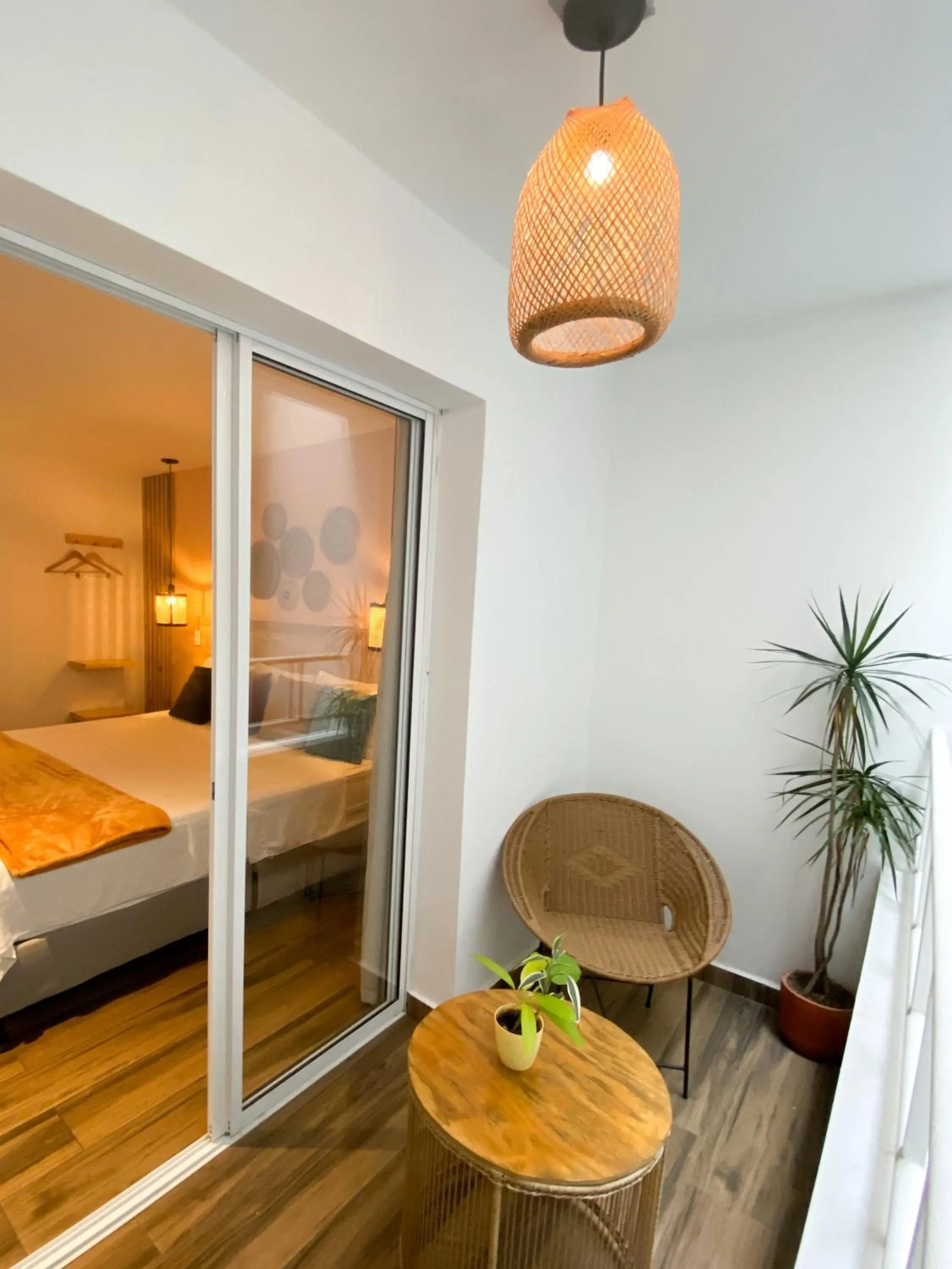 Seating area, Bed in La Martina Boutique Hotel