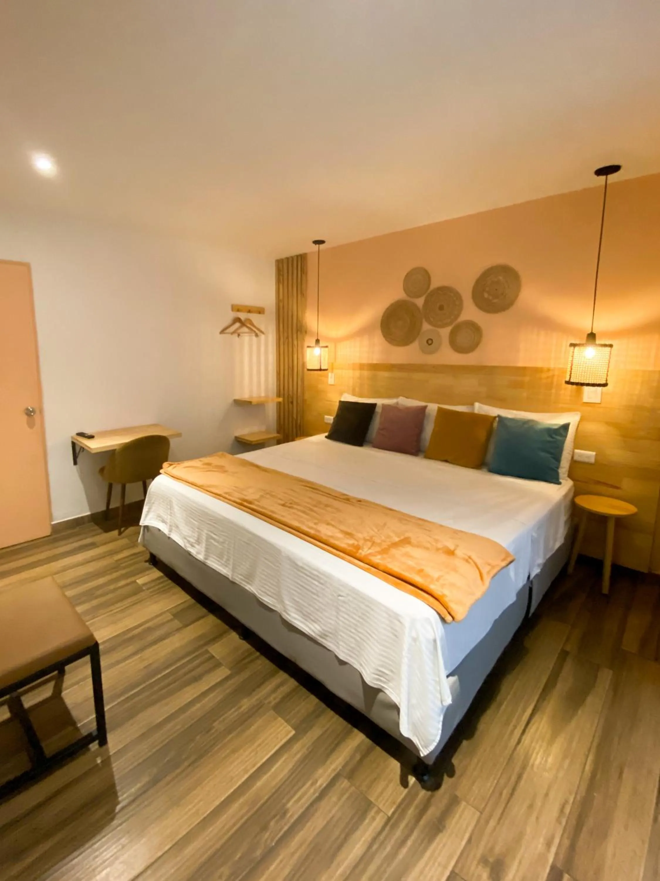 Bed in La Martina Boutique Hotel