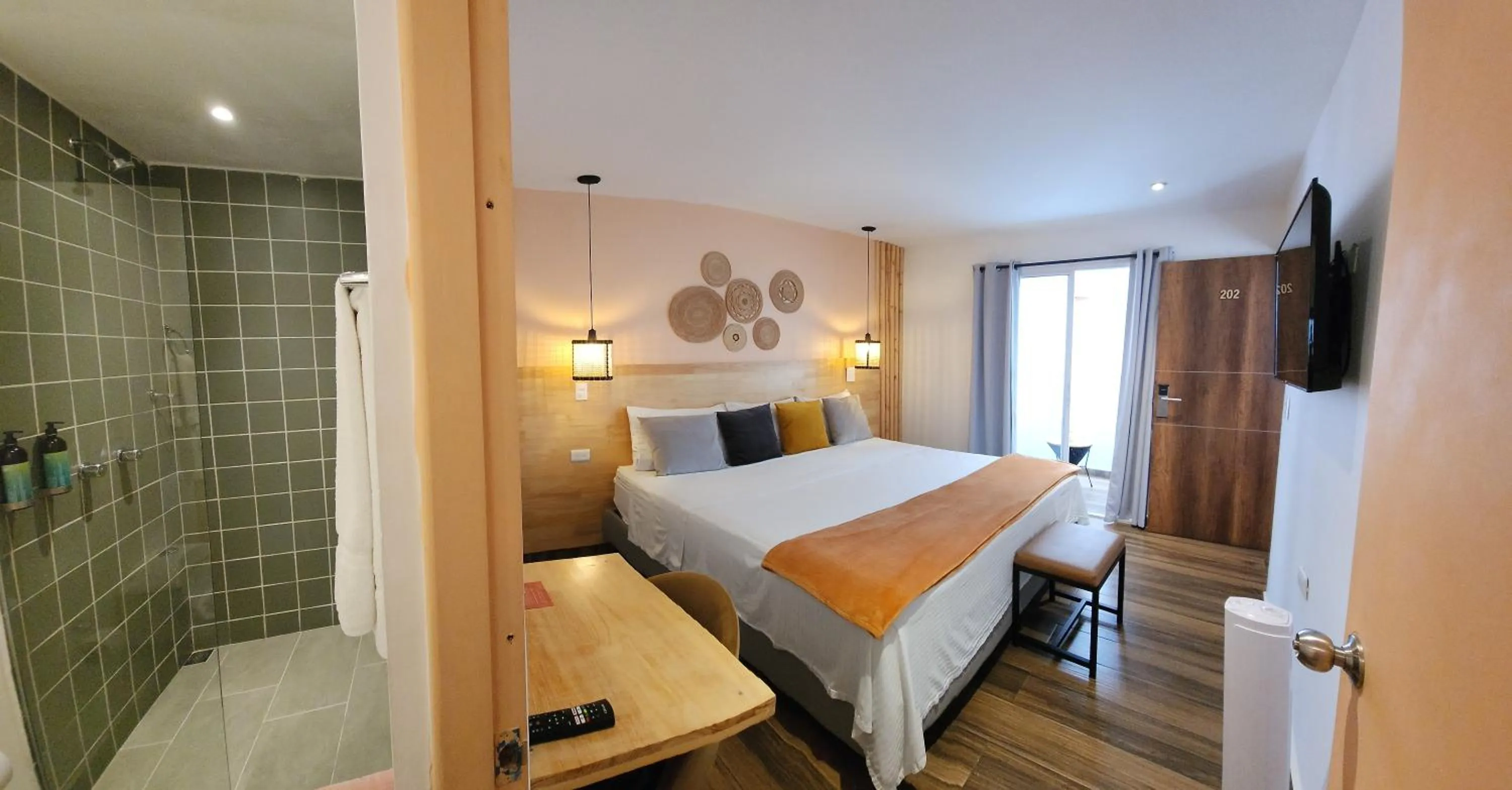 Bed in La Martina Boutique Hotel