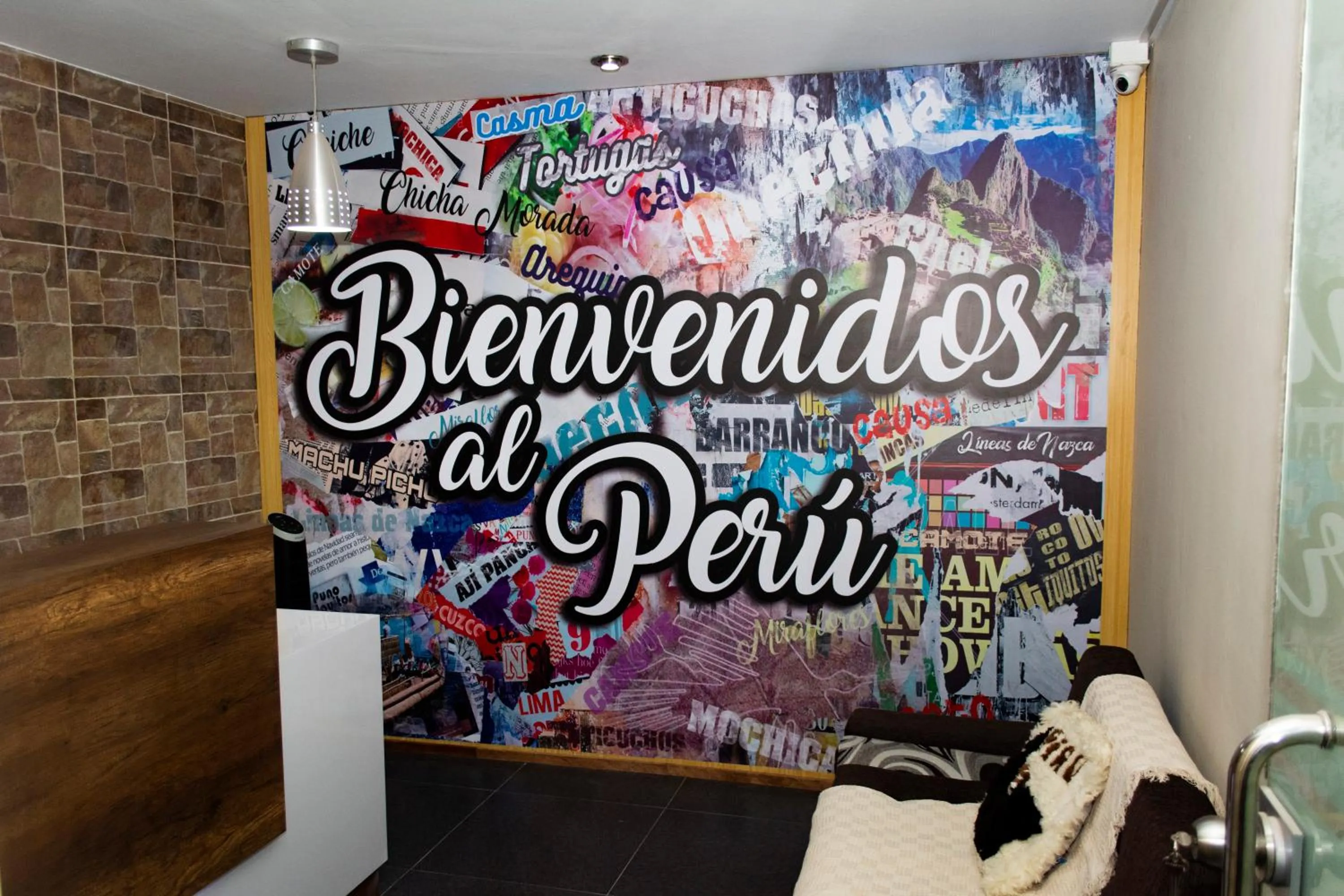 Lobby or reception in Lima Airport Tampu