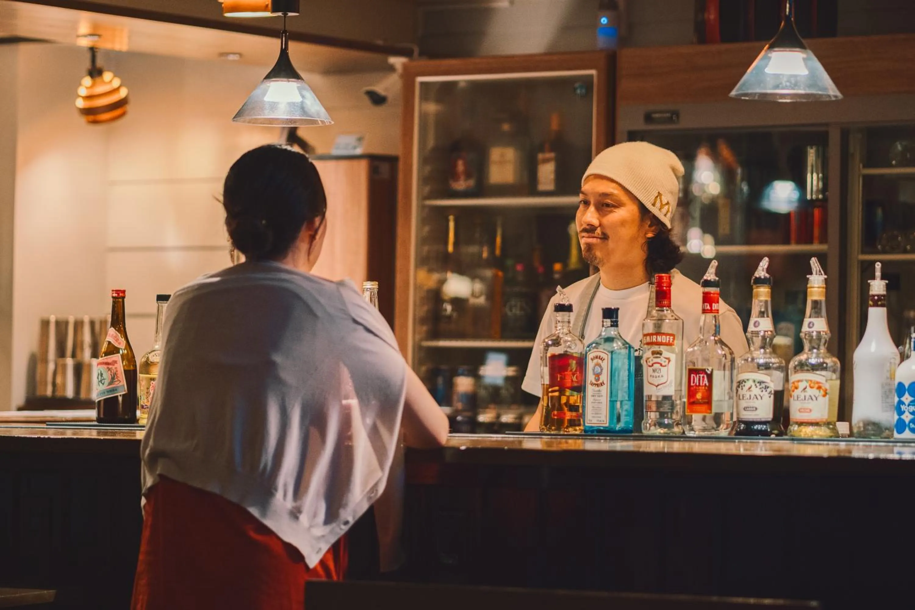 Lounge or bar in BLANC MIYAKOJIMA 旧RuGu Glamping Resort