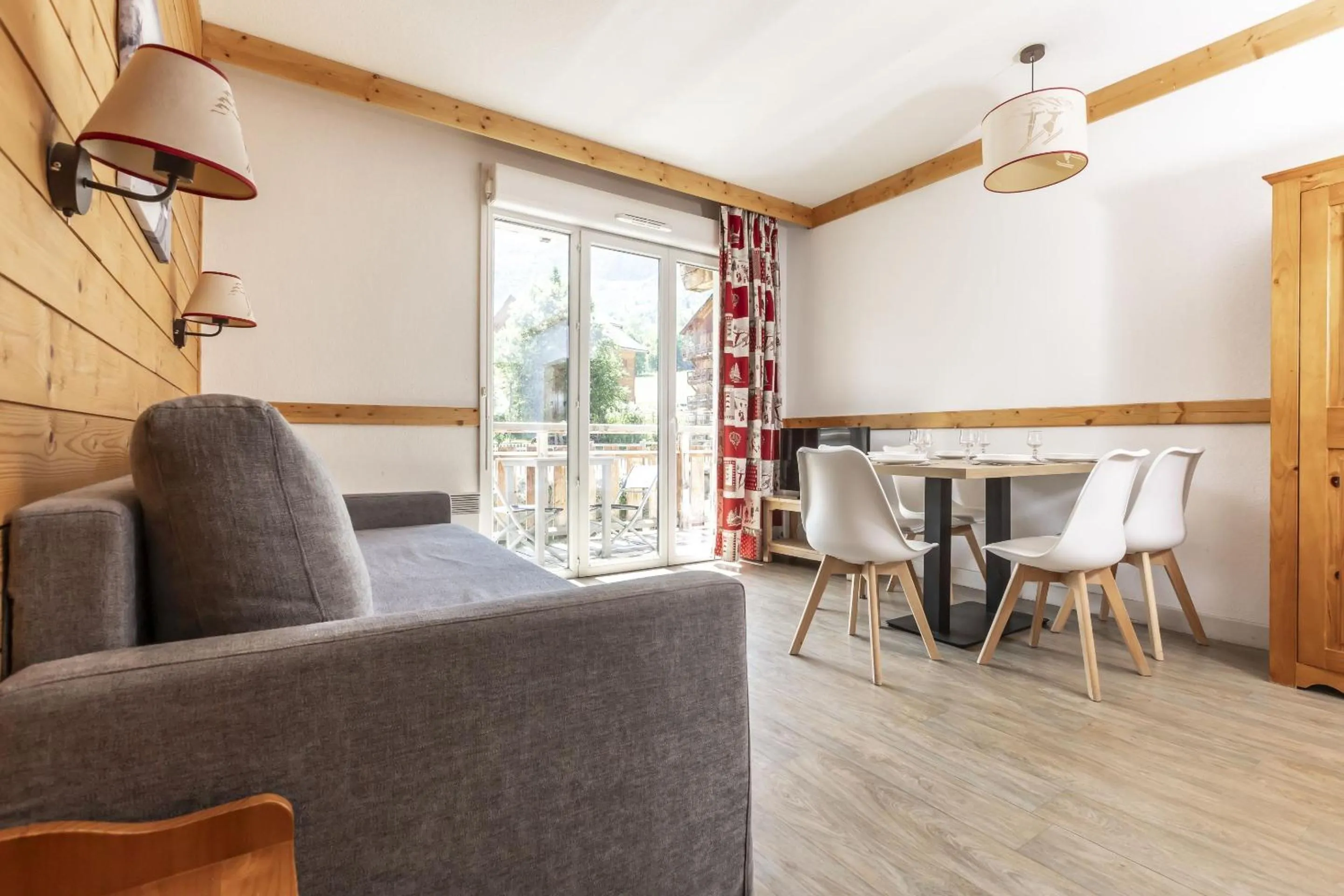 Seating area in Résidence Odalys Les Bergers