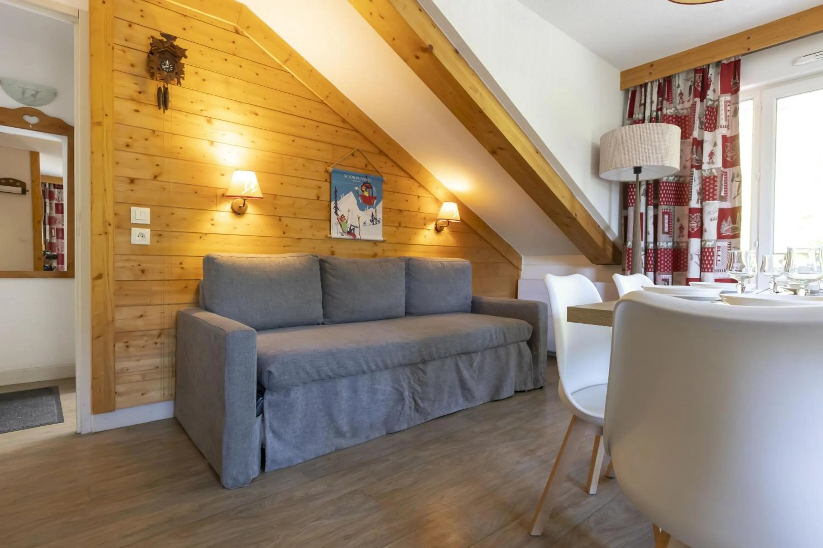 Seating area in Résidence Odalys Les Bergers