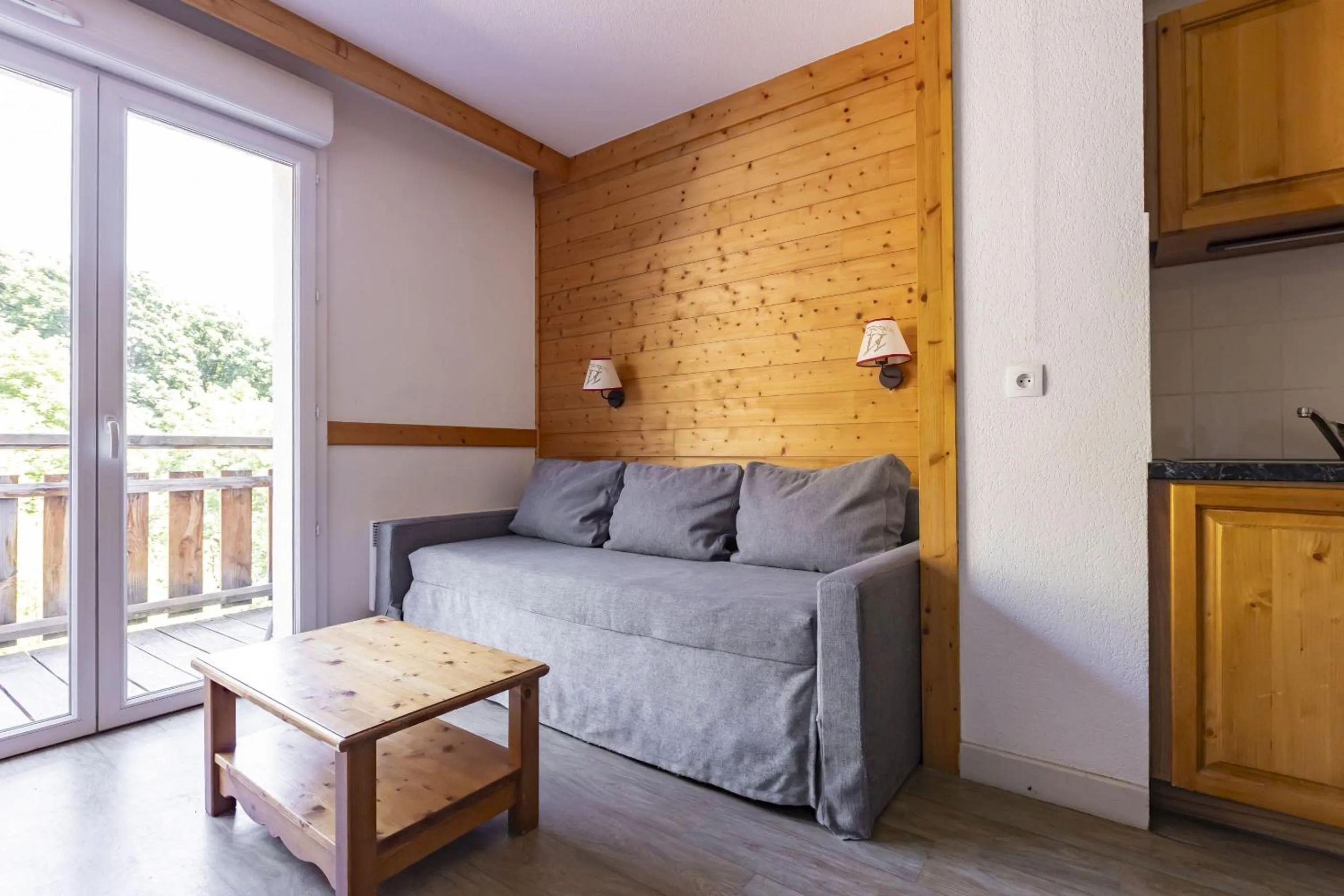 Seating area in Résidence Odalys Les Bergers