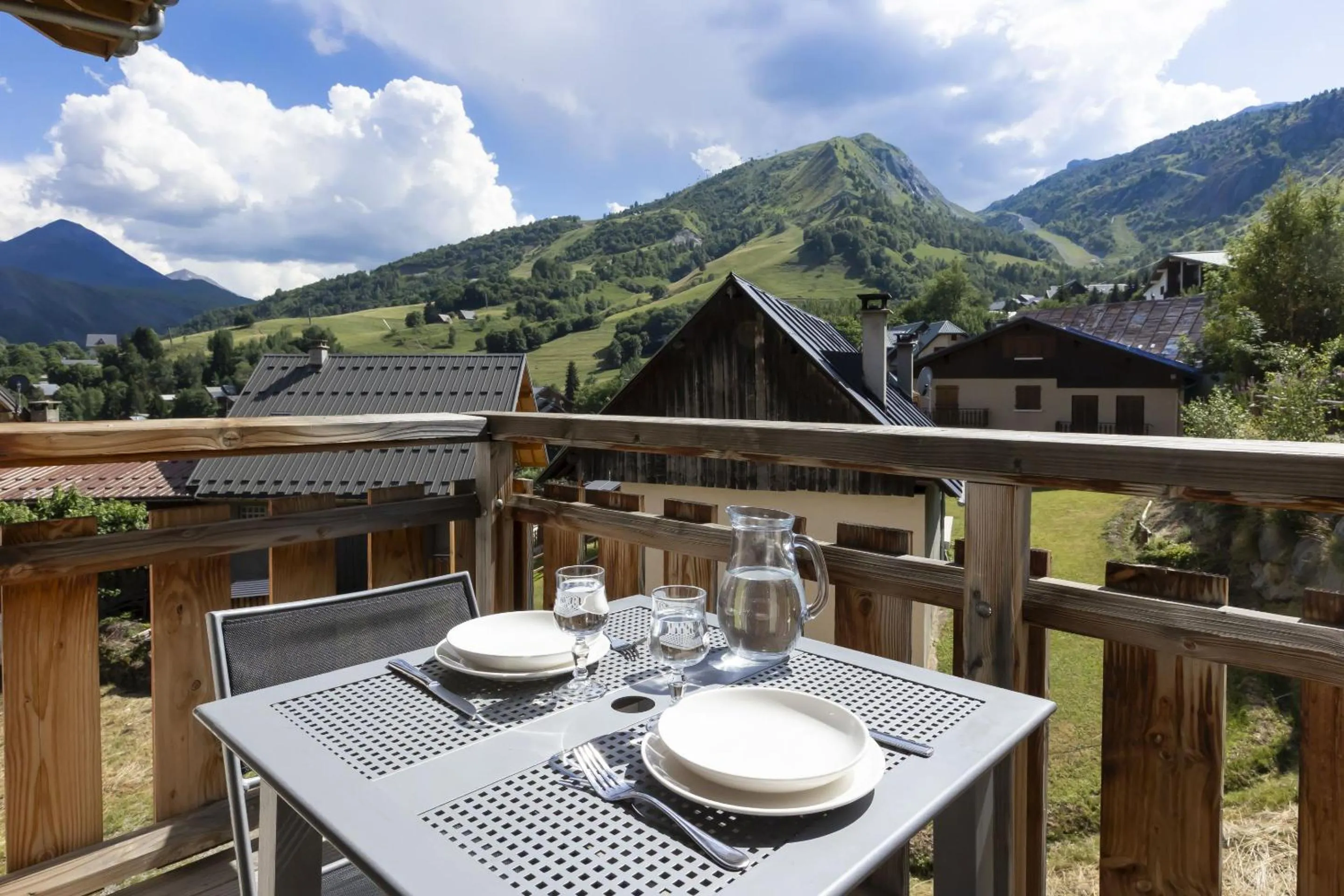 Balcony/Terrace in Résidence Odalys Les Bergers