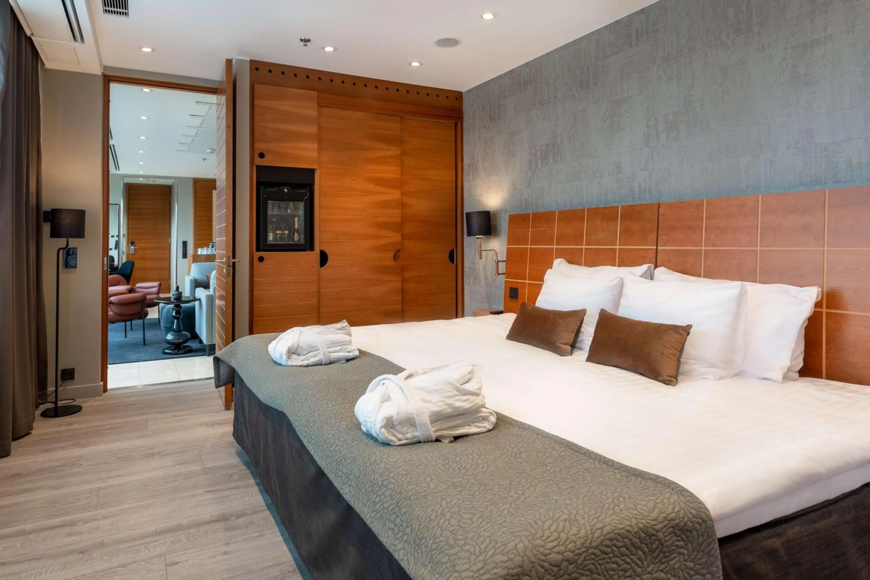 Bedroom, Bed in Scandic Simonkenttä