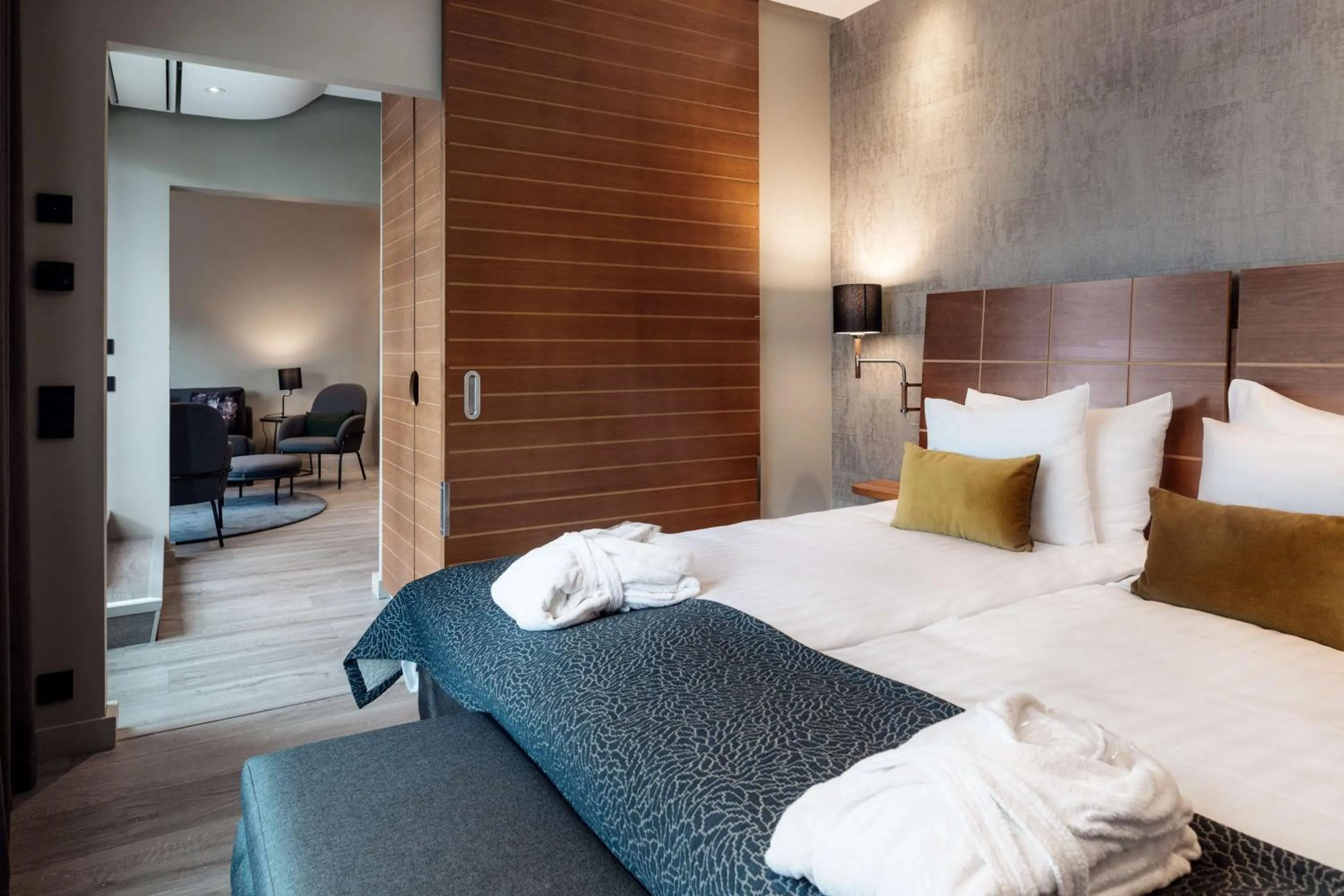 Bedroom, Bed in Scandic Simonkenttä