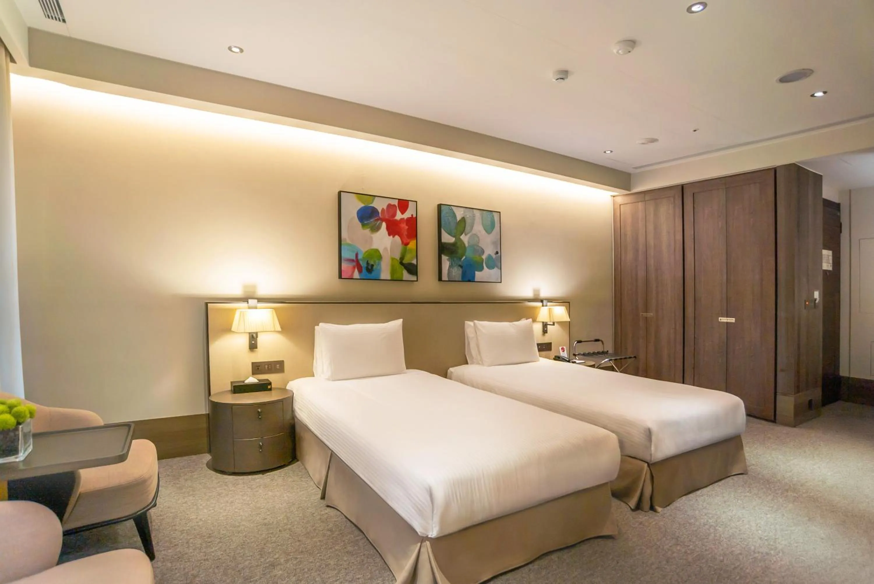 Bed in HUAN Serviced Residence