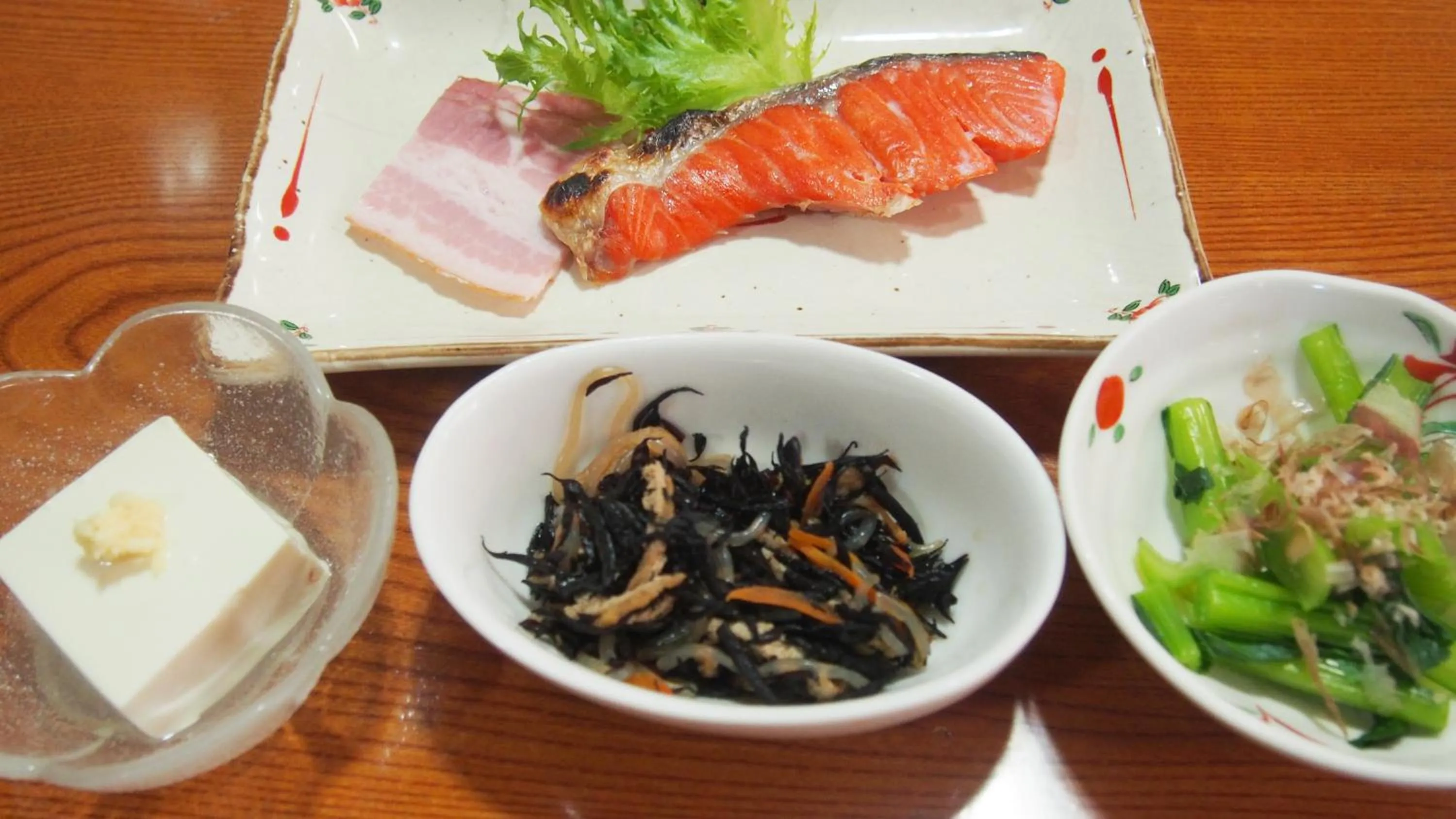 Asian breakfast in Hotel Pacific