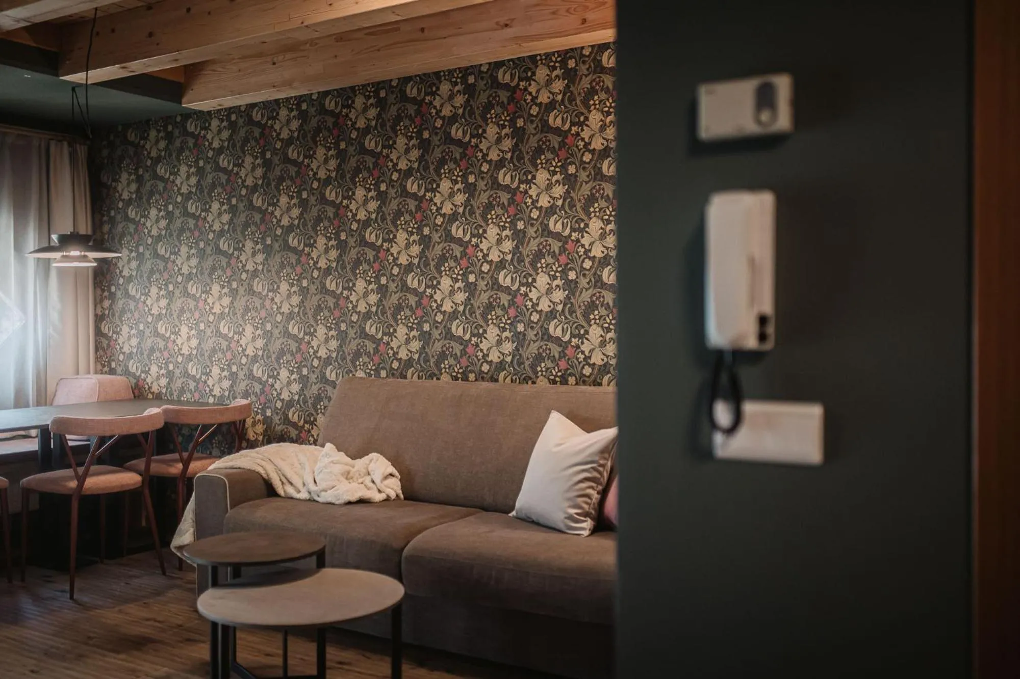 Seating area in Nancy's Holiday Homes Dolomites