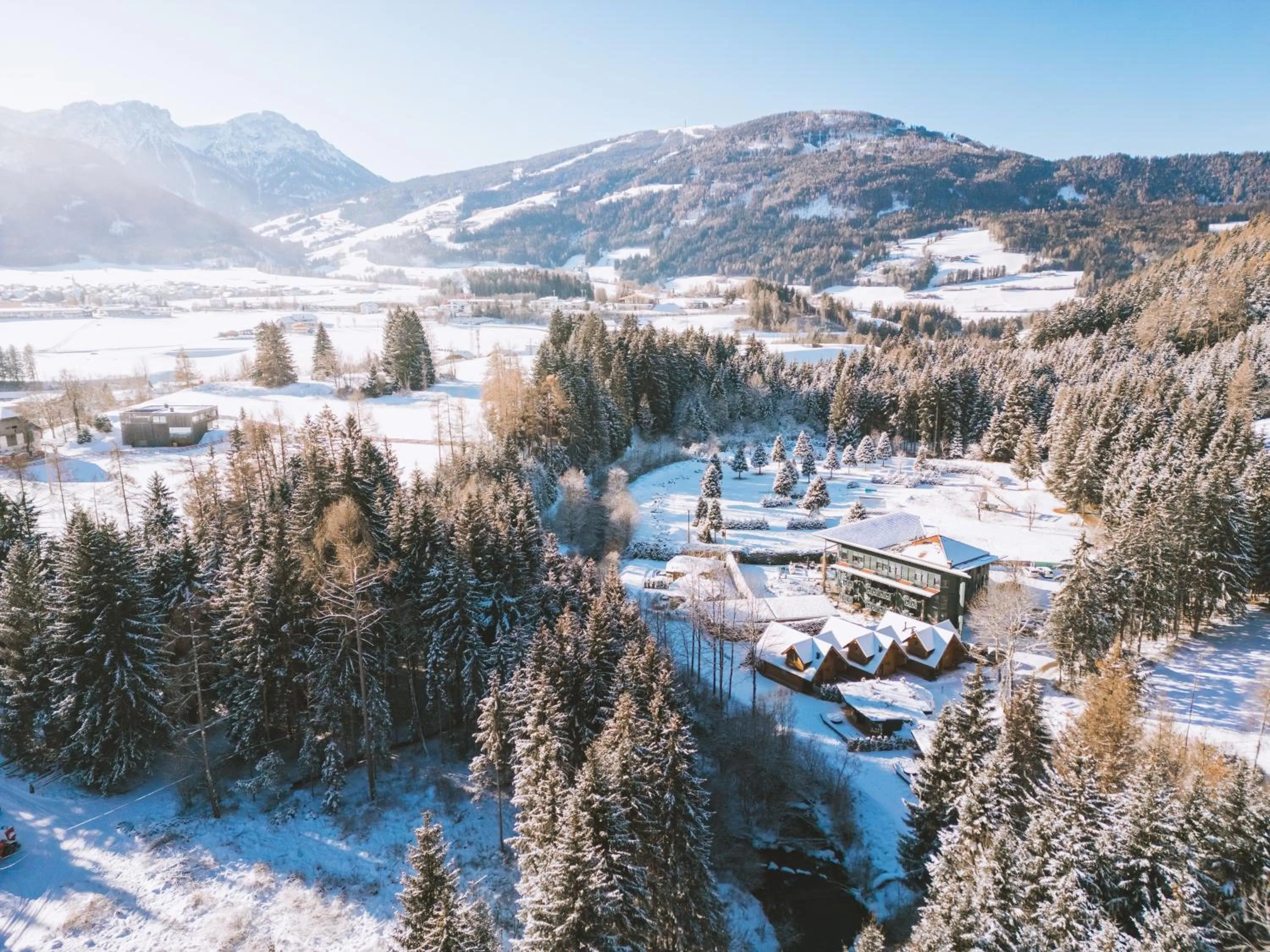 Bird's eye view in Nancy's Holiday Homes Dolomites