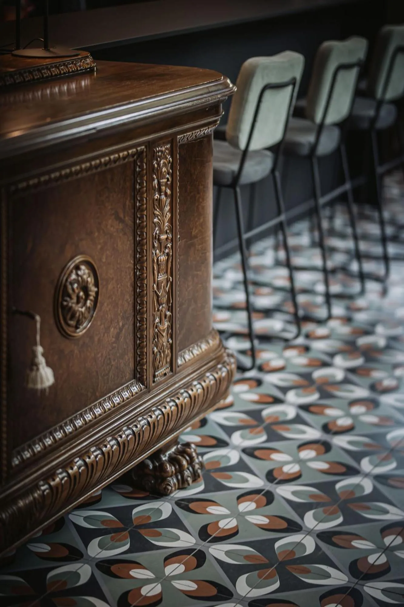 Seating area in Nancy's Holiday Homes Dolomites