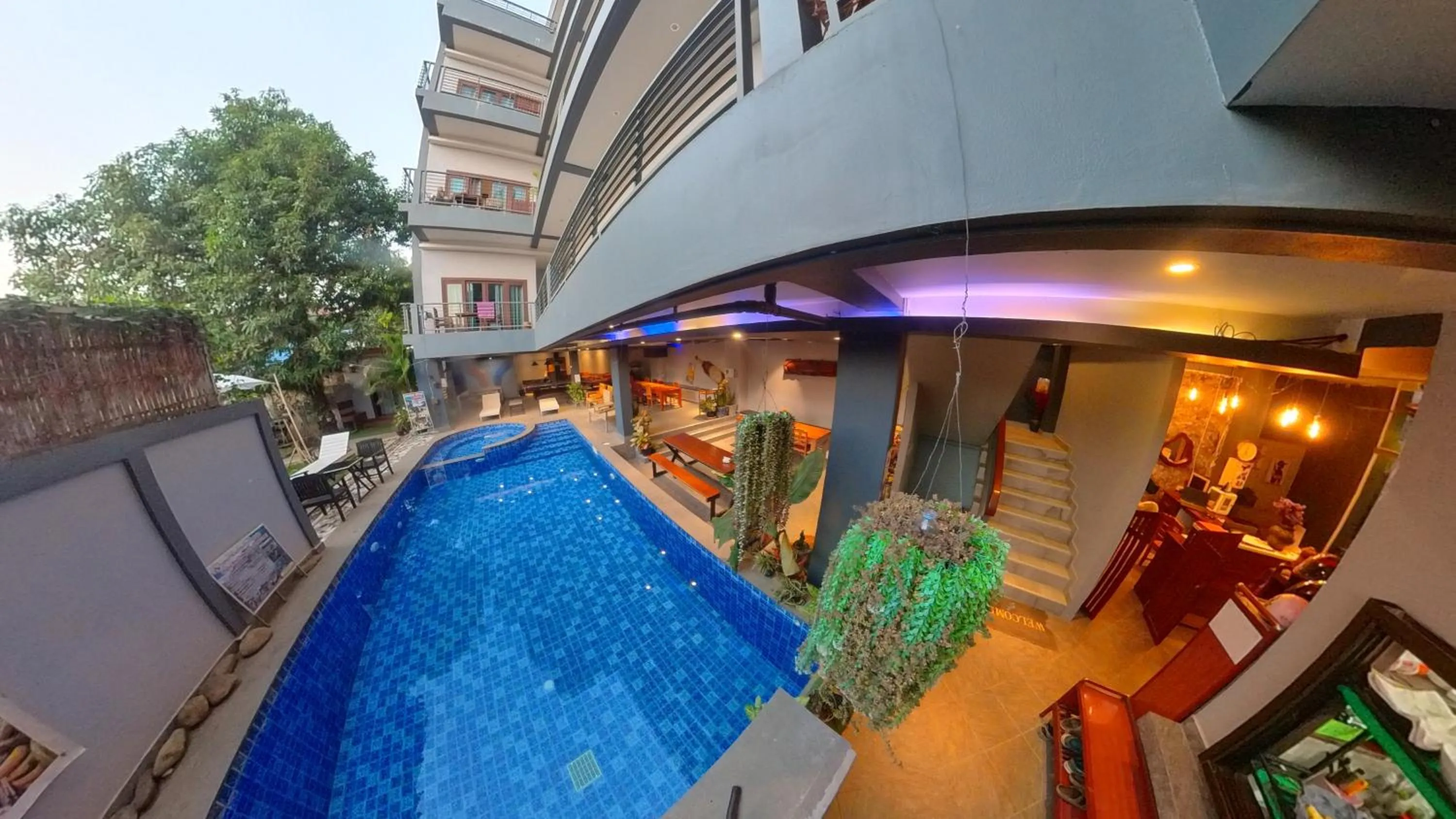 Swimming pool in FARAWAY SUITES