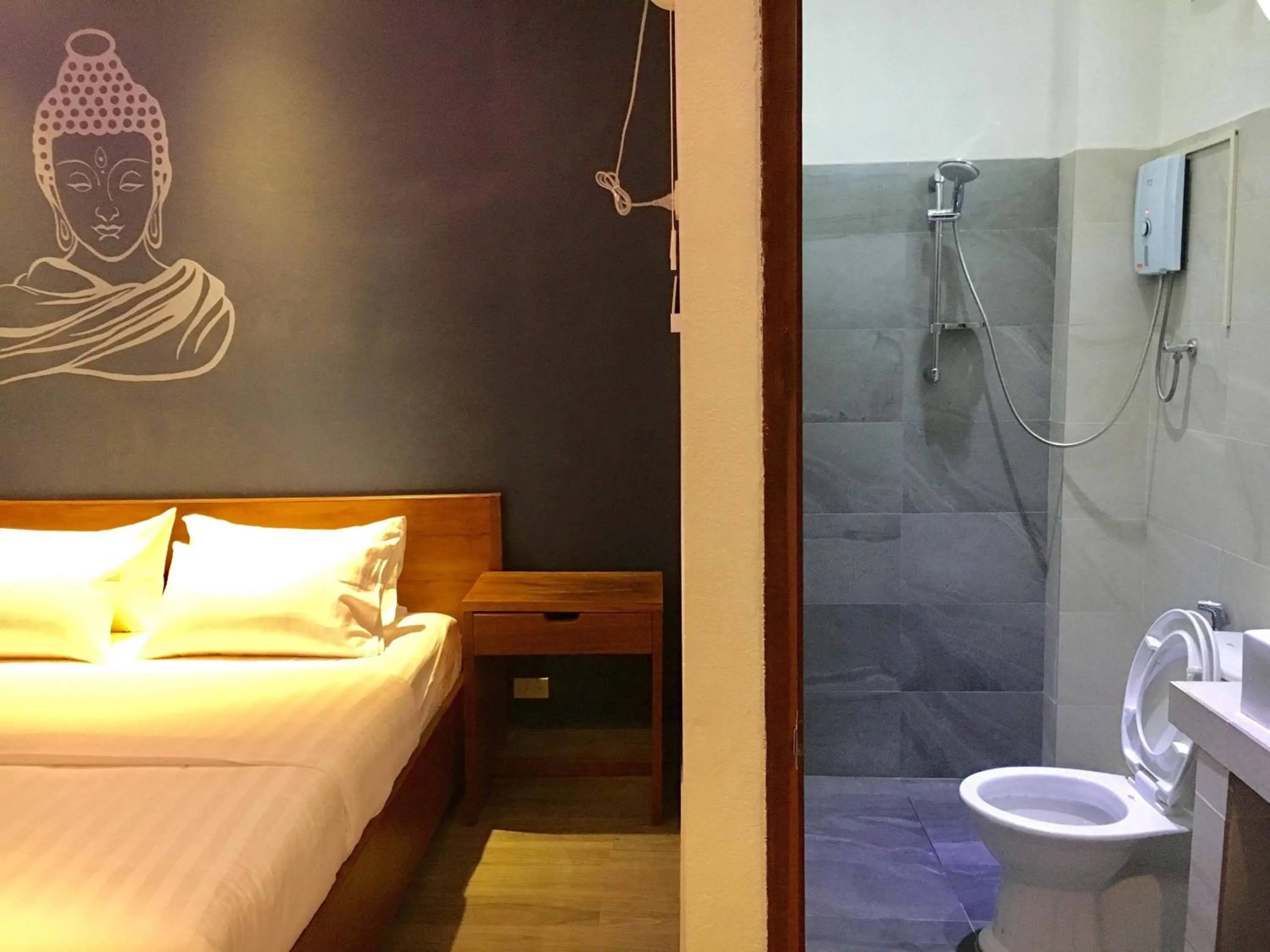 Bathroom, Bed in FARAWAY SUITES