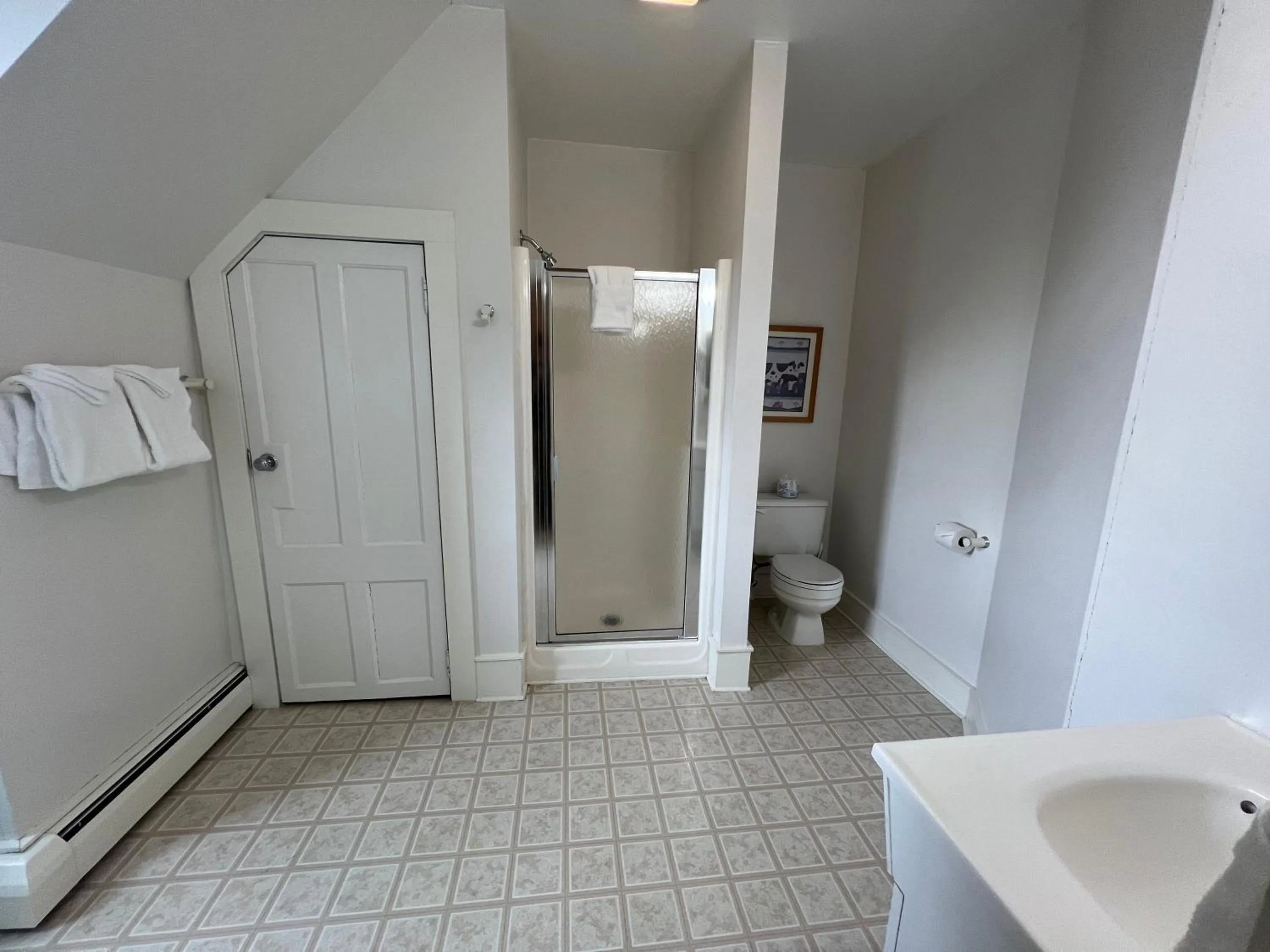 Shower in Echo Lake Inn